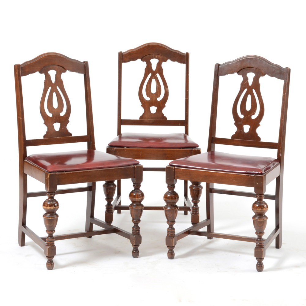 Set of Three Vintage Jake Tennenbaum Chairs EBTH