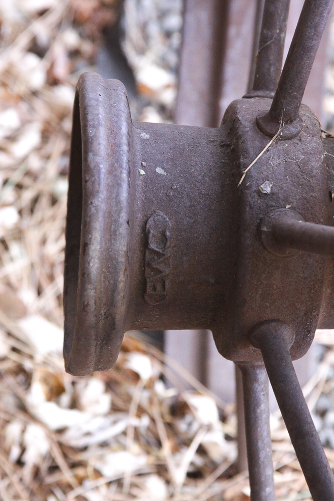 Vintage Cast Iron Wagon Wheel EBTH