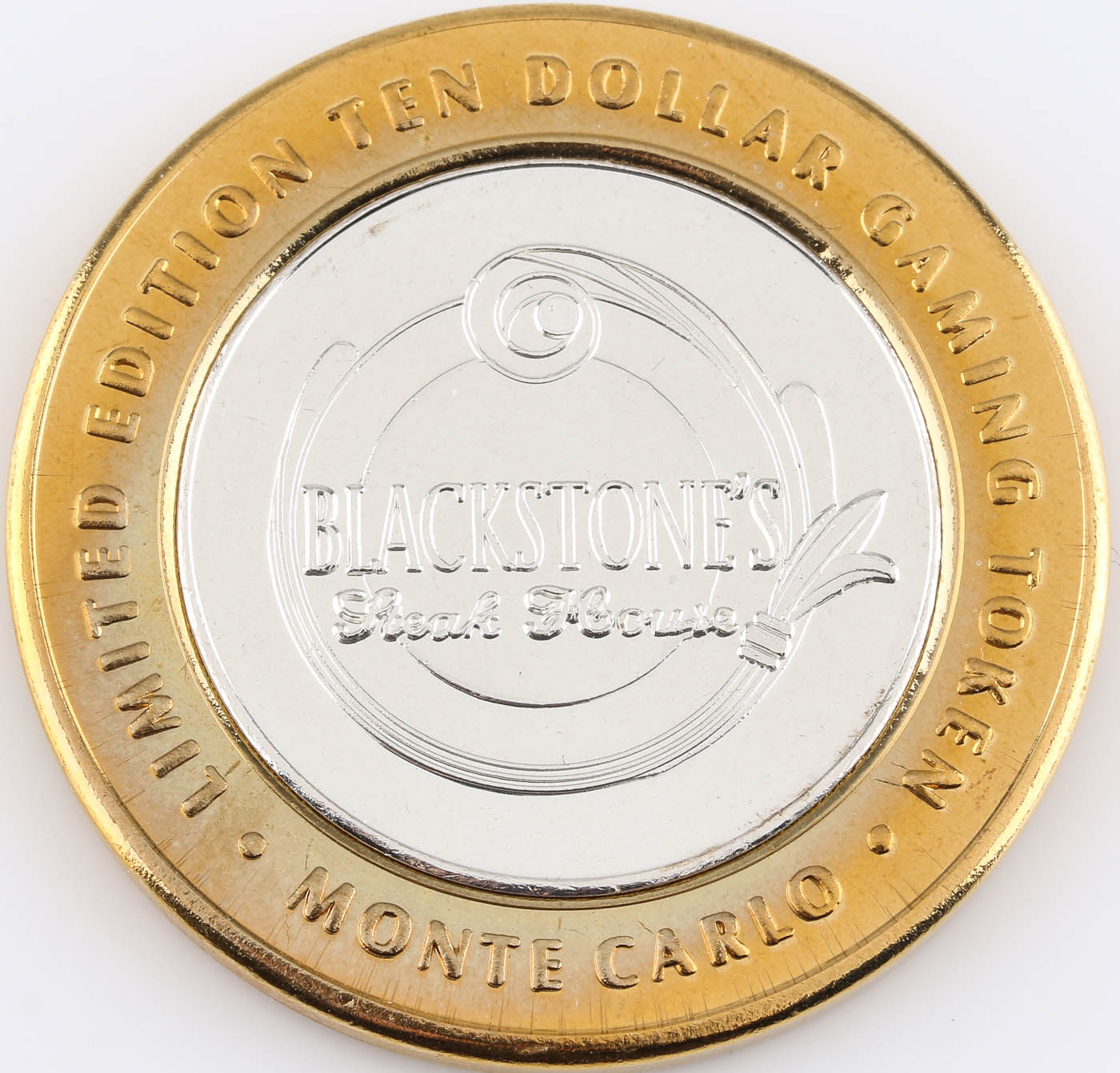 Limited Edition Ten Dollar Gaming Token from The Monte Carlo Casino, Las Vegas EBTH