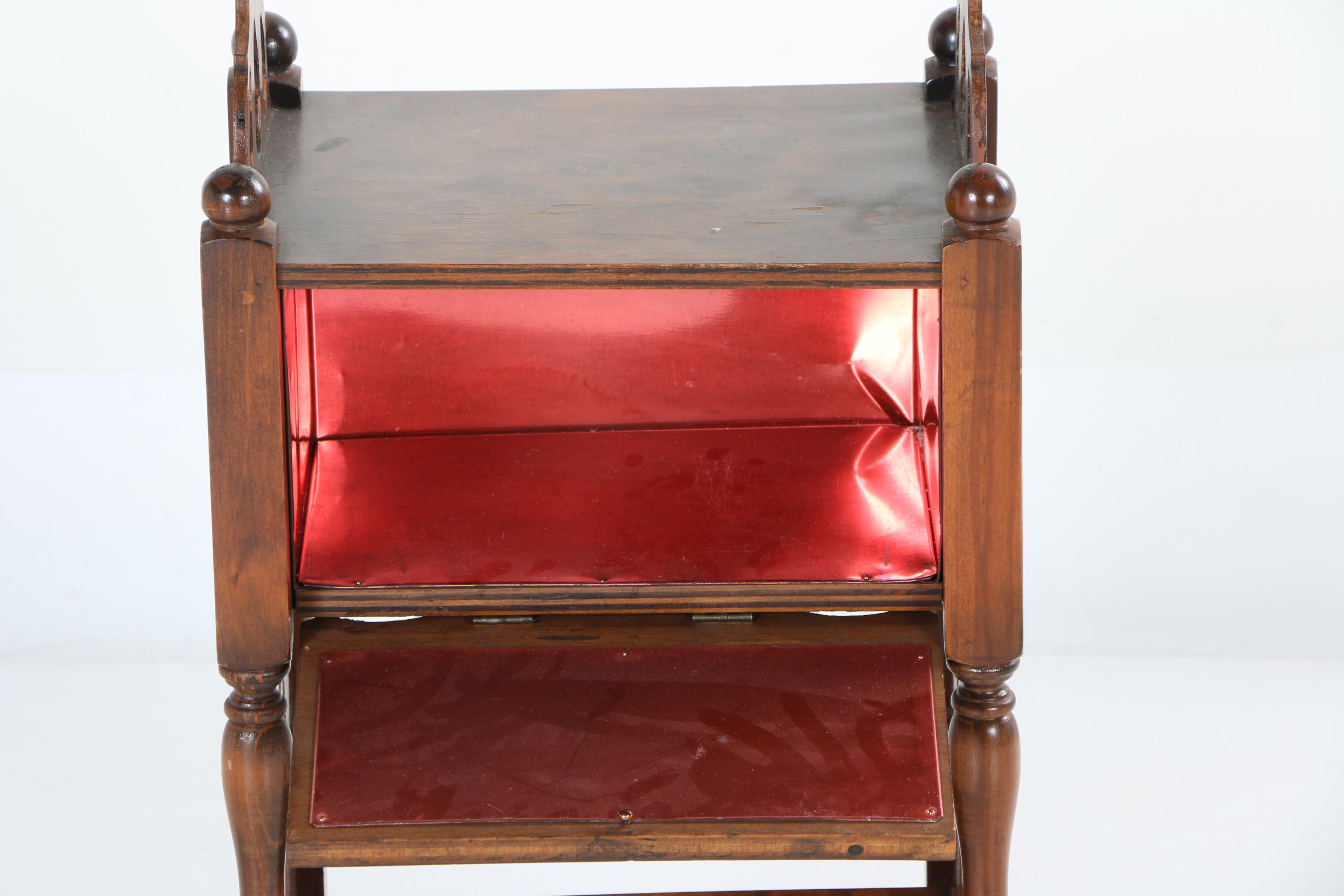 Vintage Walnut Humidor Stand EBTH