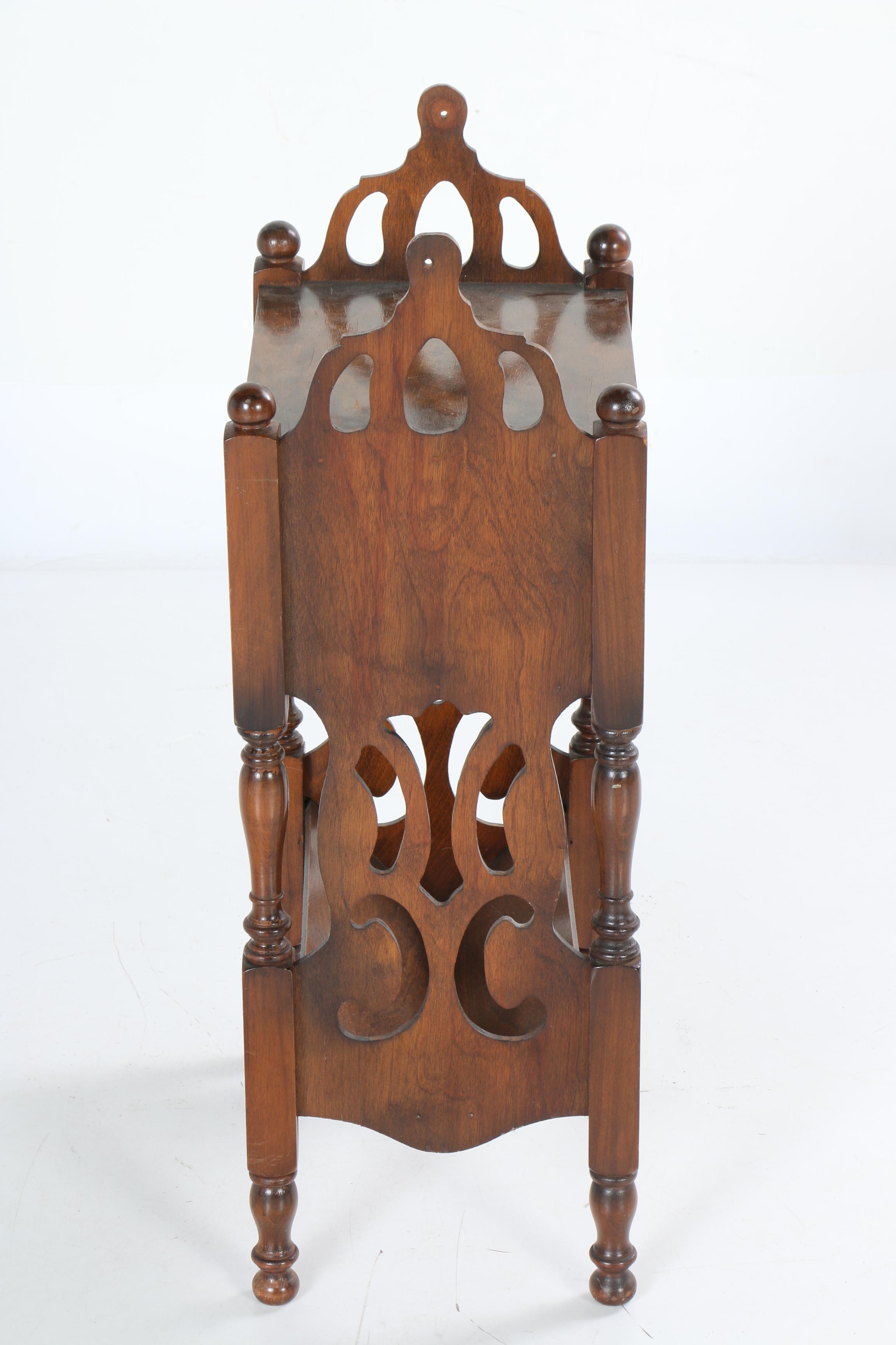 Vintage Walnut Humidor Stand EBTH