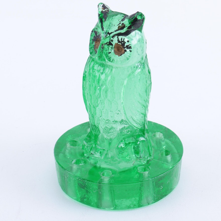 Vintage Glass Owl 102