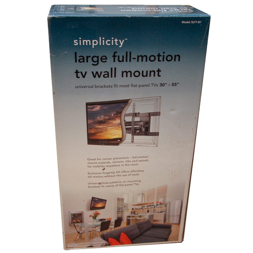Simplicity Full Motion Tv Wall Mount Ebth