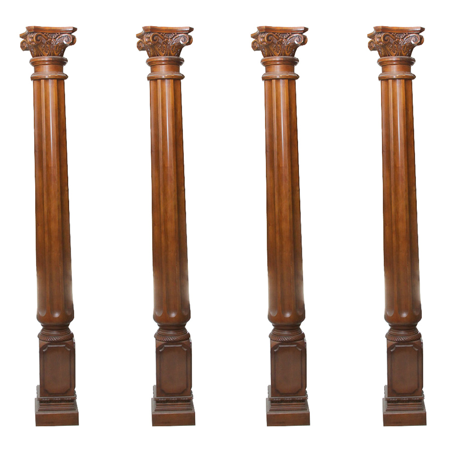 Four Corinthian Column Bed Posts EBTH