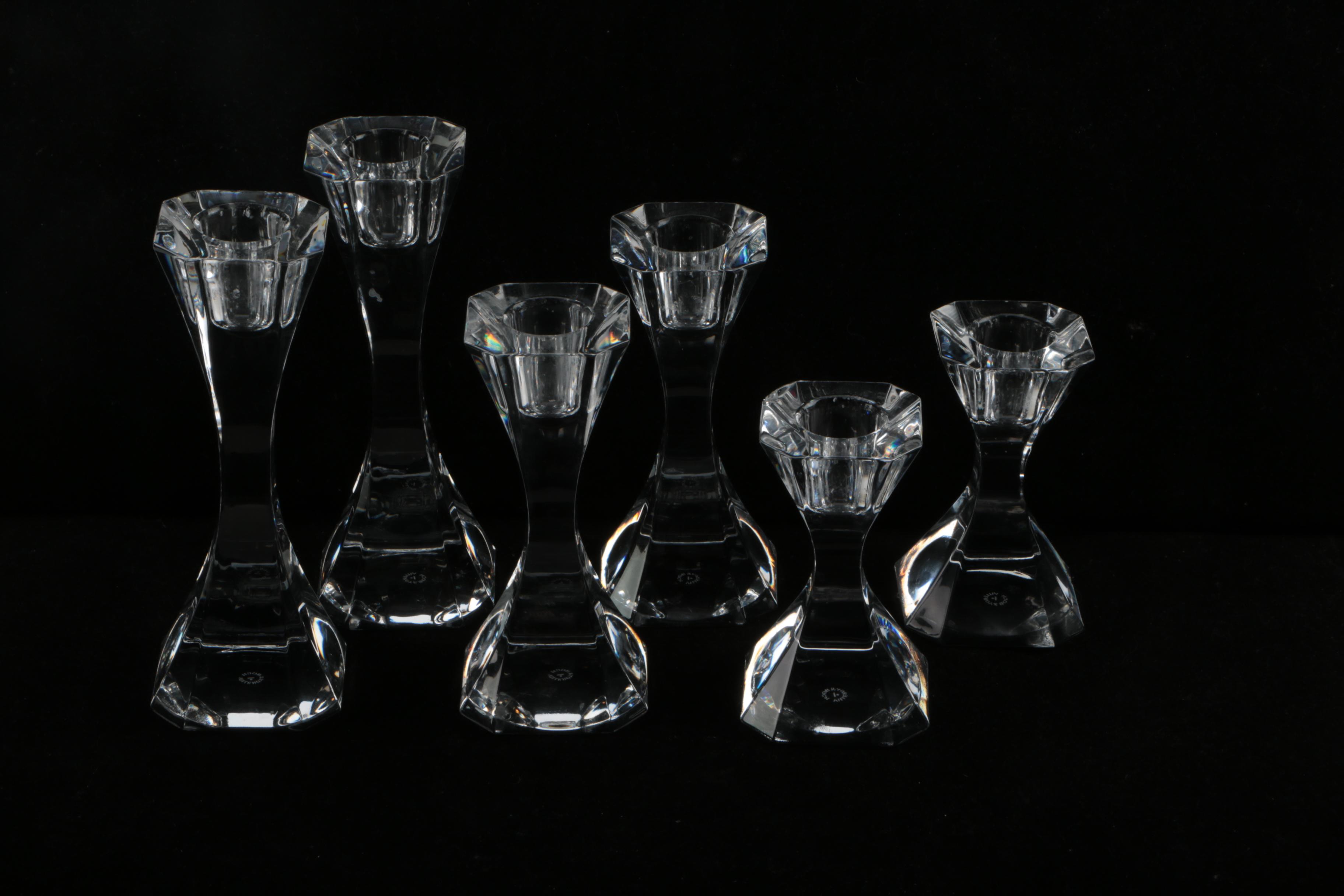Villeroy & Boch Crystal Candle Holders EBTH