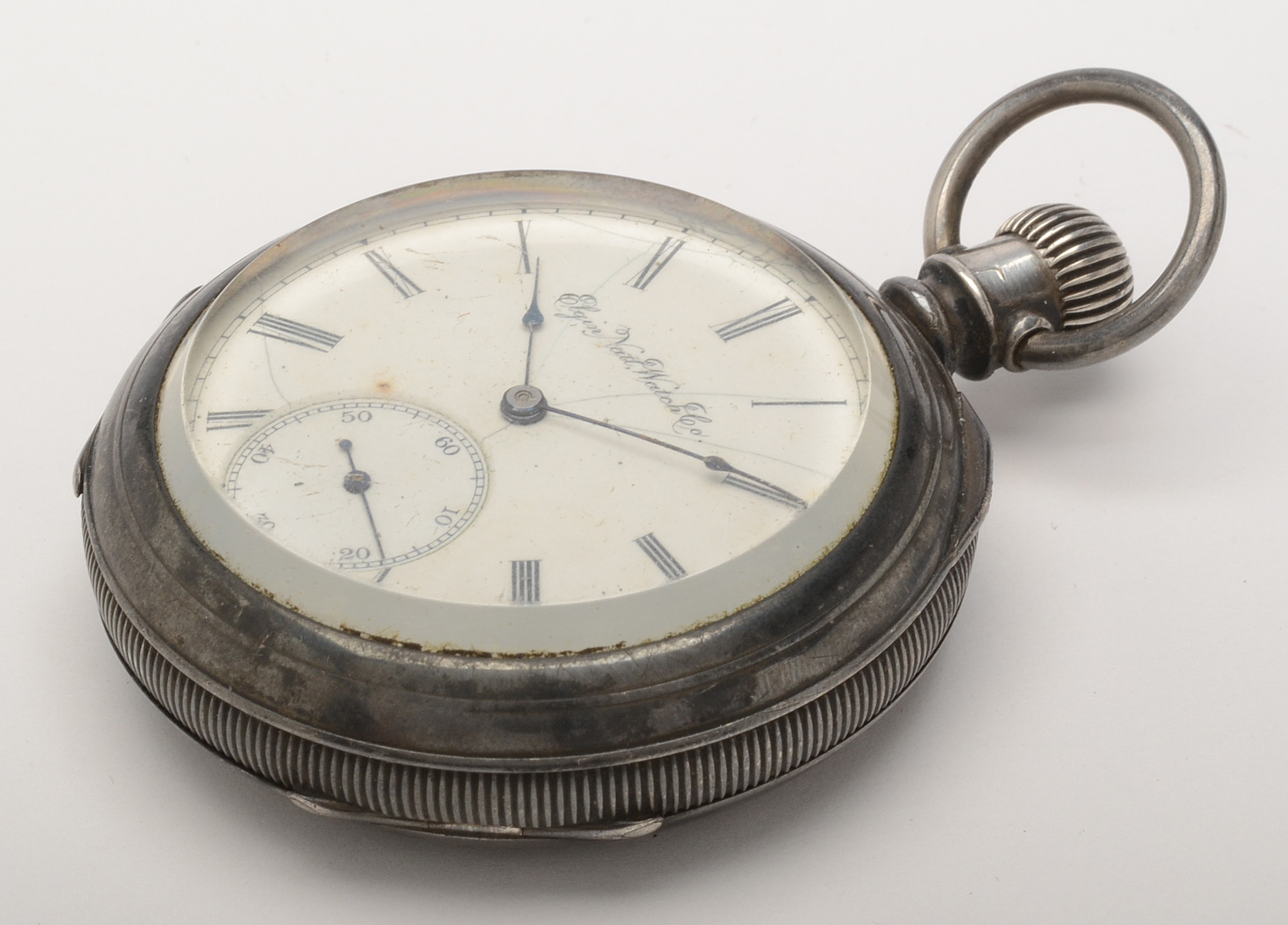 Antique Elgin Pocket Watch with Coin Silver Case EBTH