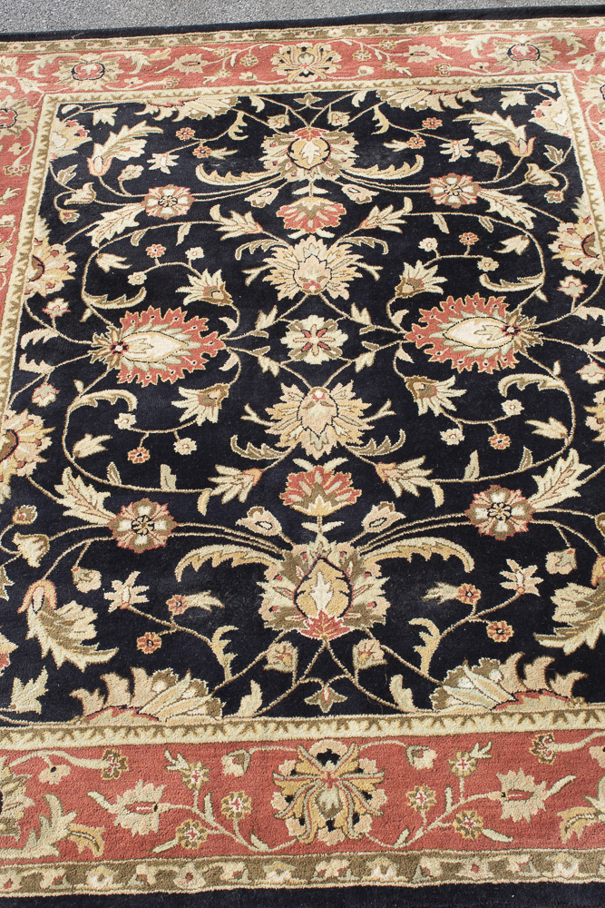 Tufted Indian Kaleen "Bombay Dream" Area Rug EBTH