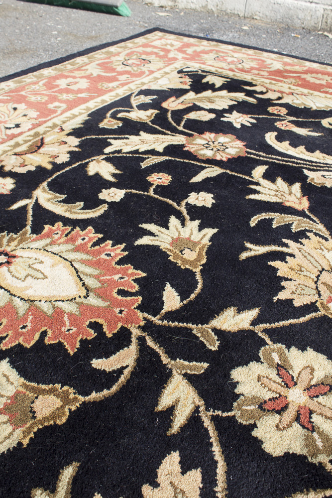 Tufted Indian Kaleen "Bombay Dream" Area Rug EBTH