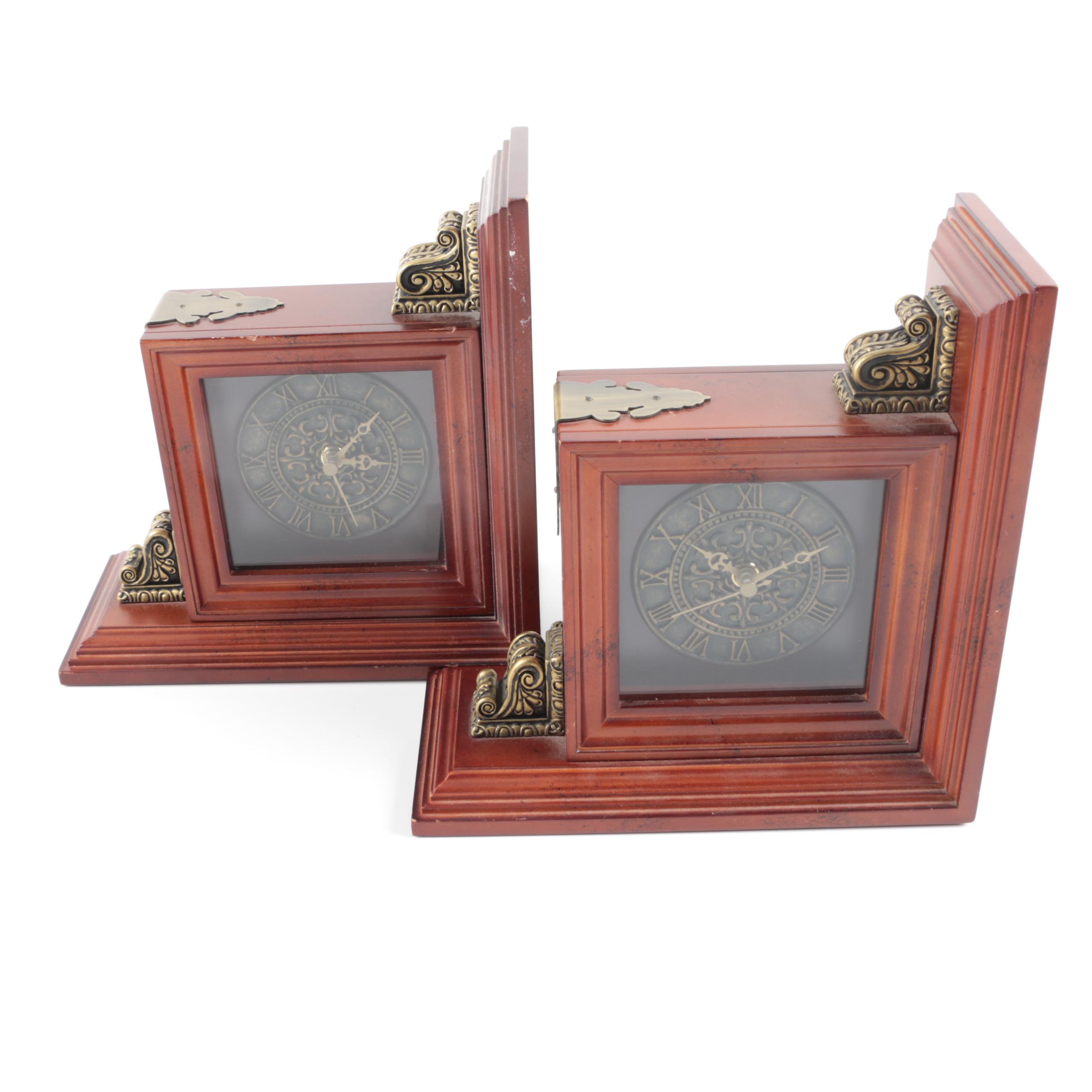 Bombay Bookends with Picture Frames and Clock EBTH