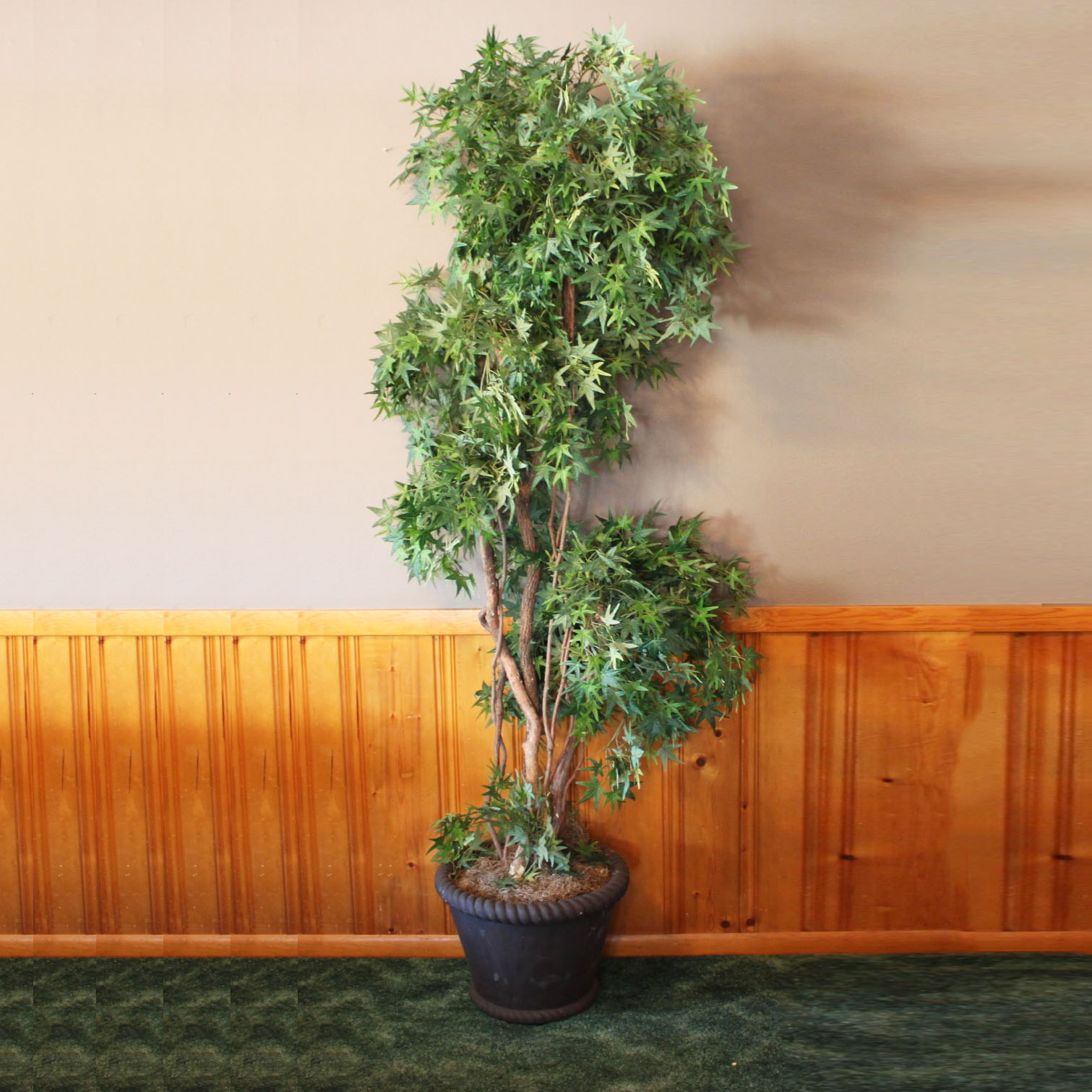 Faux Japanese Maple Tree in Planter EBTH