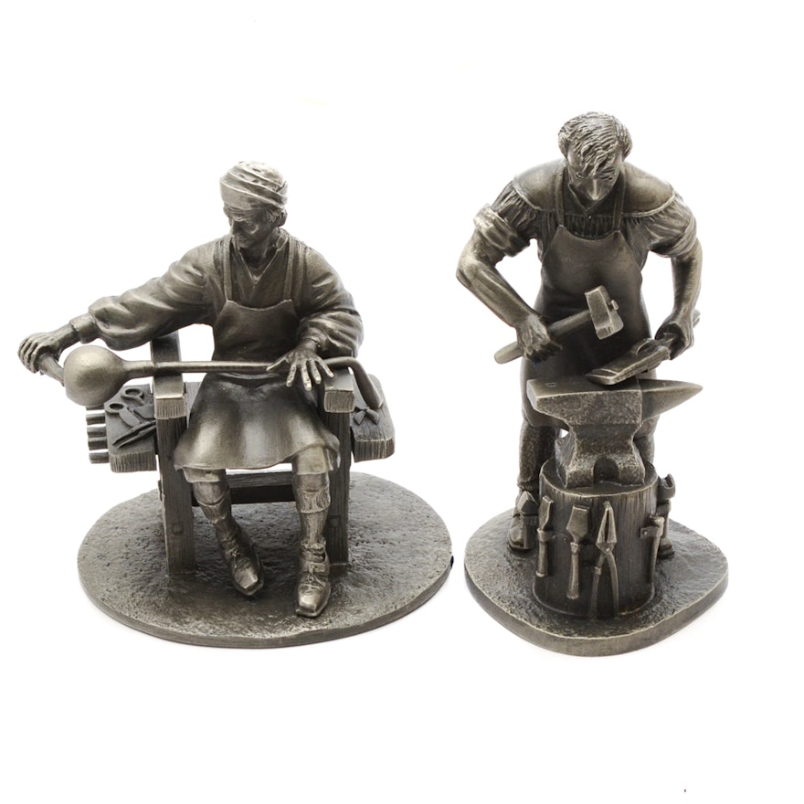 Franklin Mint Pewter Figurines : EBTH