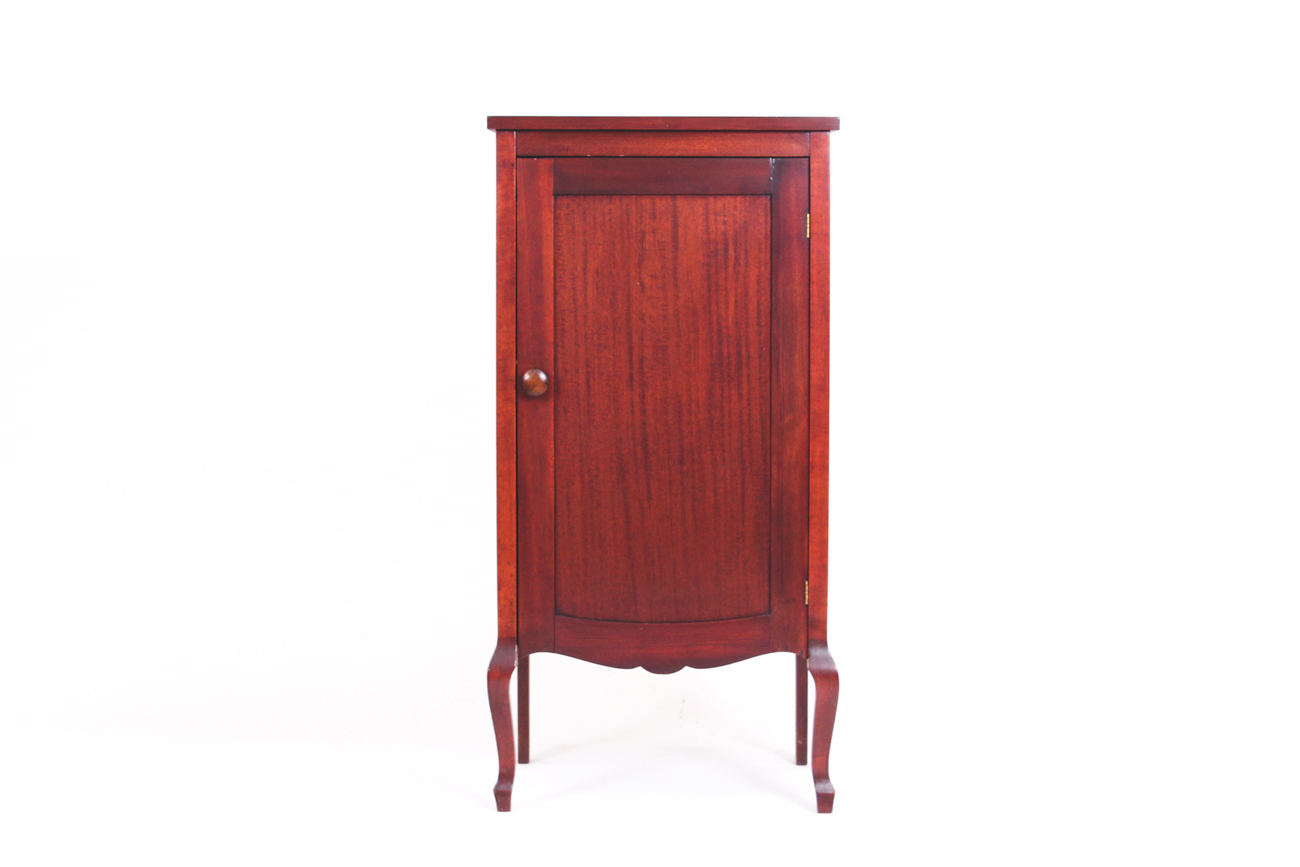 Cherry Mahogany Sheet Music Storage Cabinet Ebth