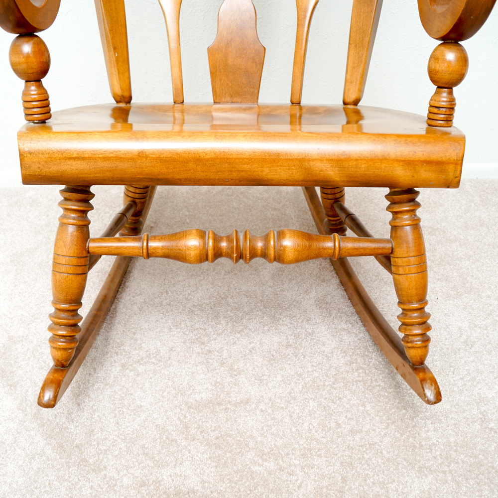 Vintage Maple Rocking Chair by Ethan Allen EBTH