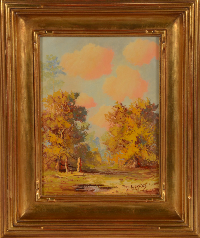 Thomas L Lewis Oil Painting Taos EBTH   CS1 7642 