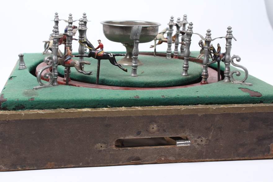 Vintage French Jeu de Course Horse Racing Game EBTH