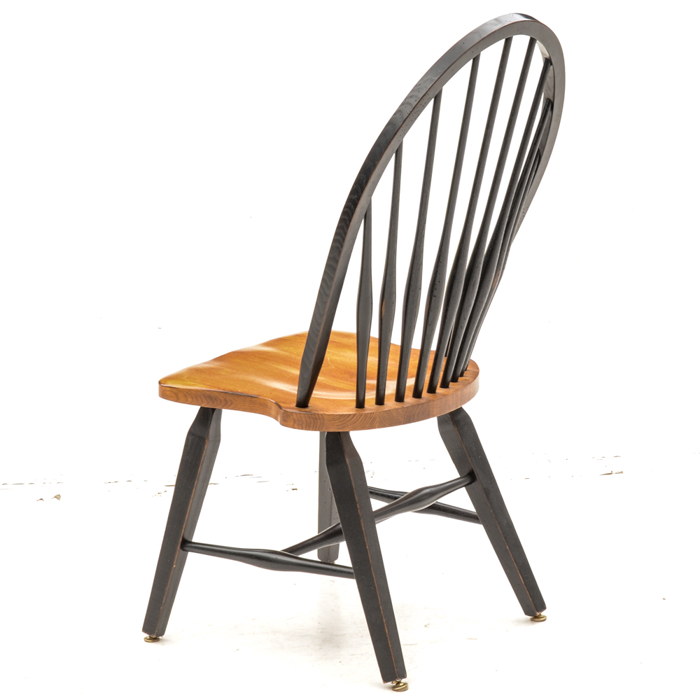 Farmhouse Style Pedestal Table and Chairs EBTH