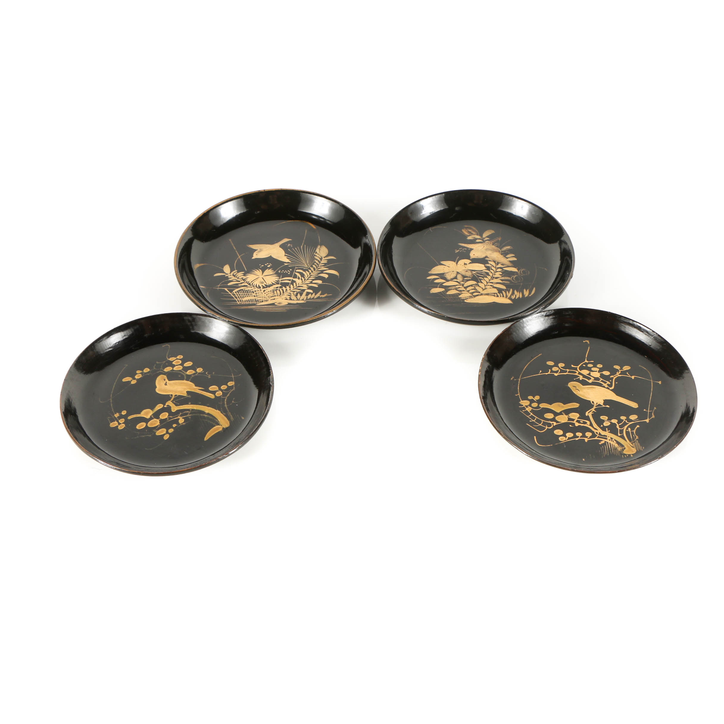 Japanese Lacquered Wooden Condiment Bowls EBTH