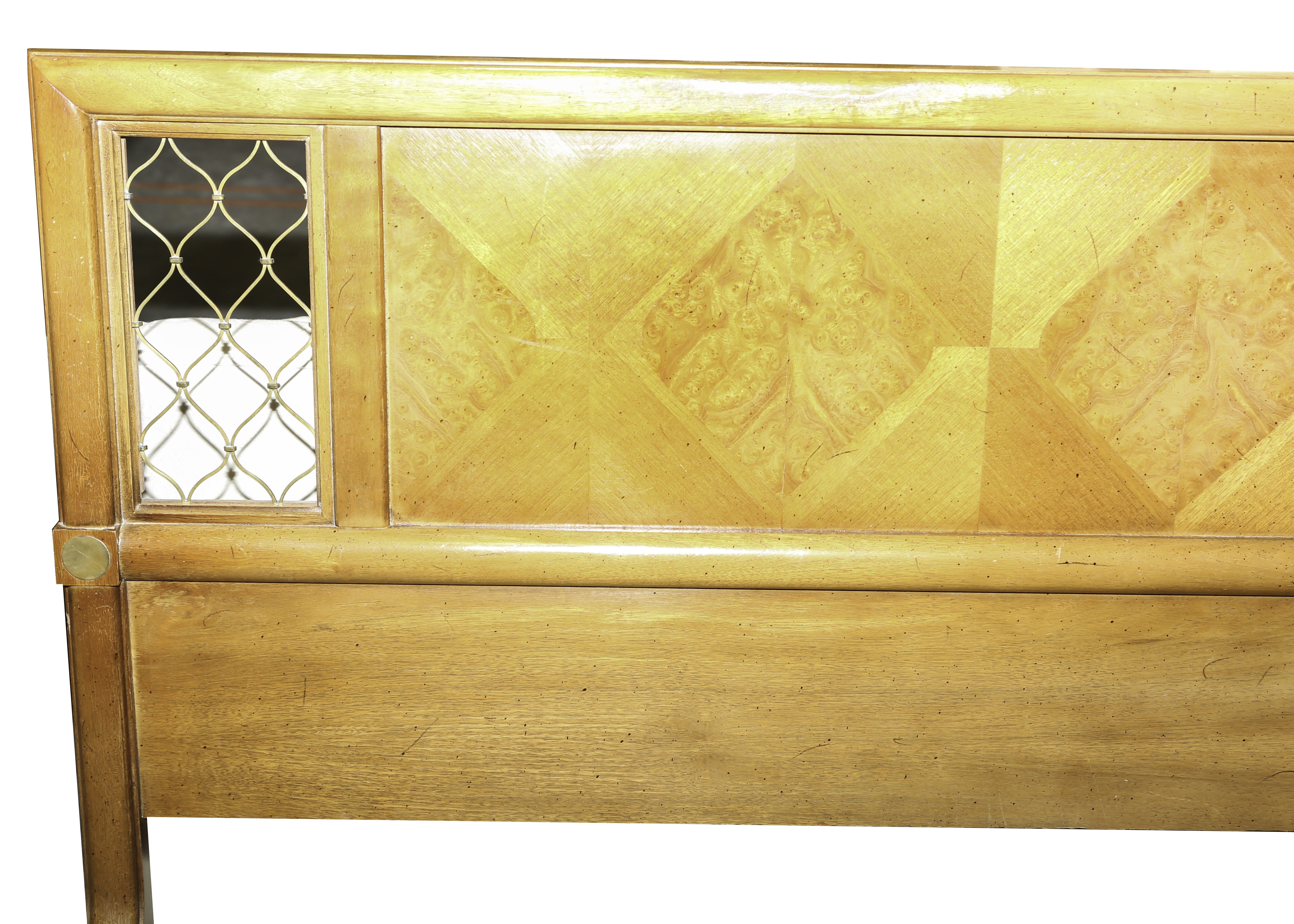 Vintage Mid Century Modern King Size Headboard by American of Martinsville EBTH