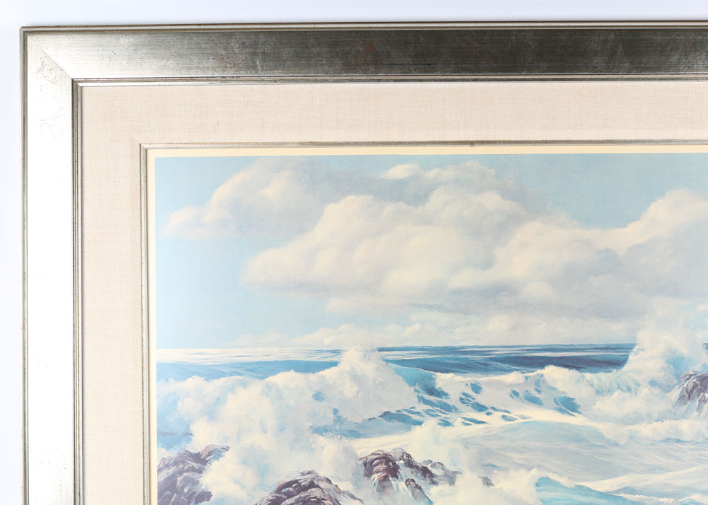 James Peter Cost Signed Offset Lithograph "White Water" EBTH