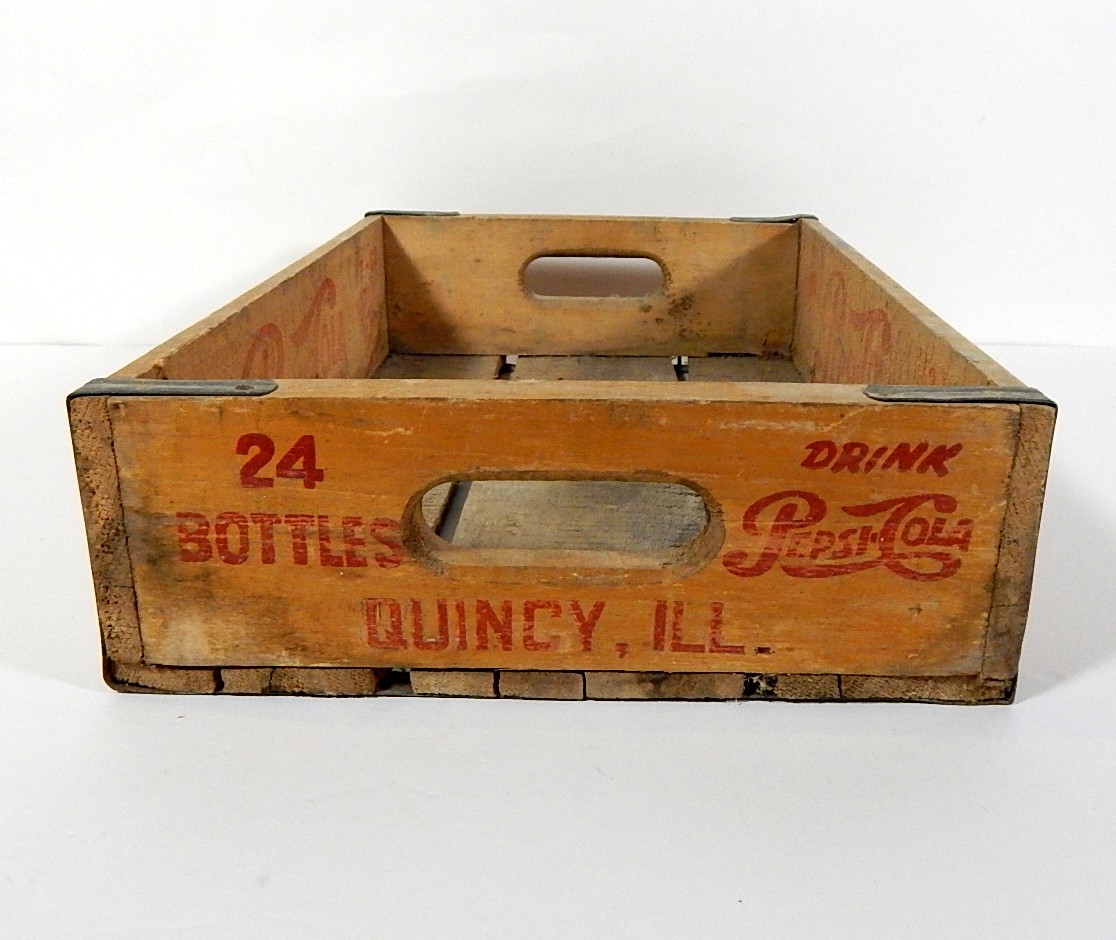 Vintage Wood Pepsi Cola Crate EBTH