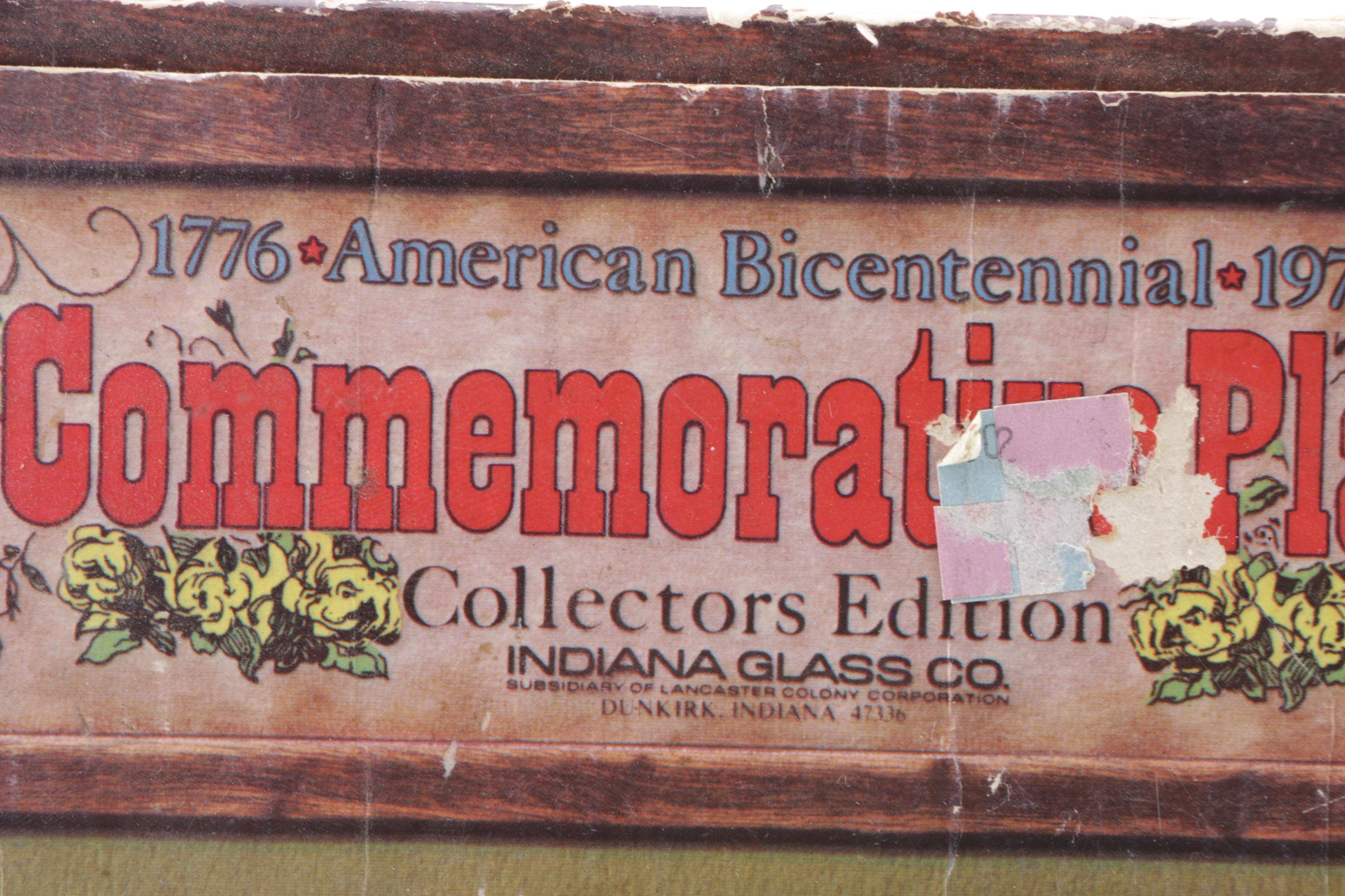 Indiana Glass 17761976 Bicentennial Commemorative Plates EBTH