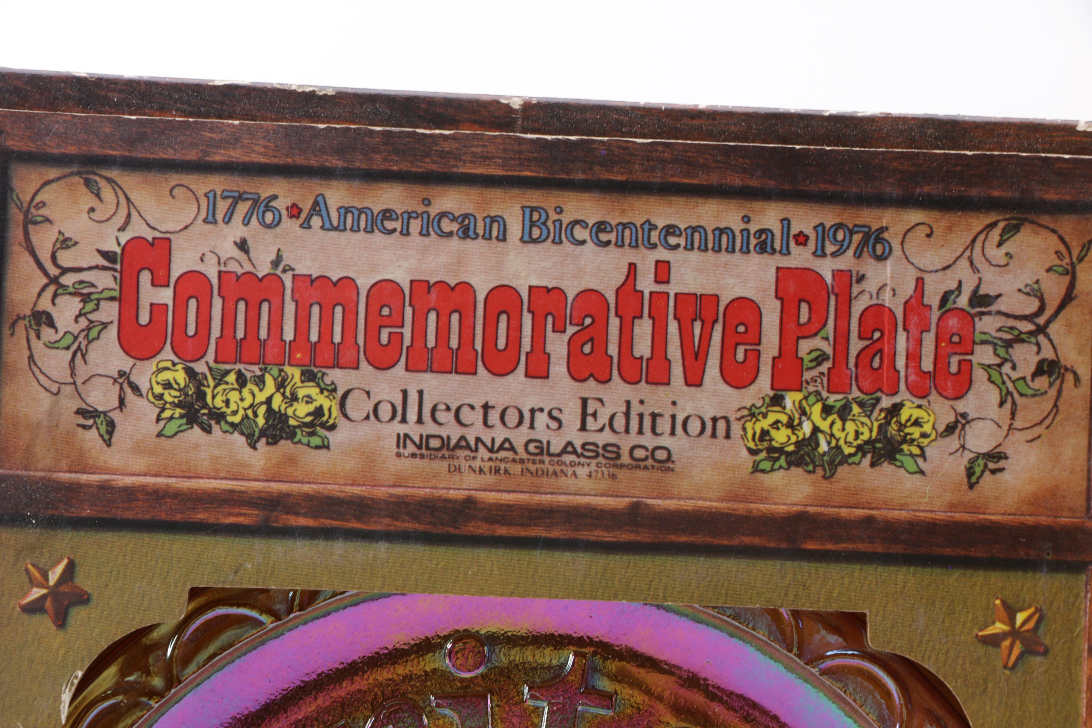 Indiana Glass 17761976 Bicentennial Commemorative Plates EBTH