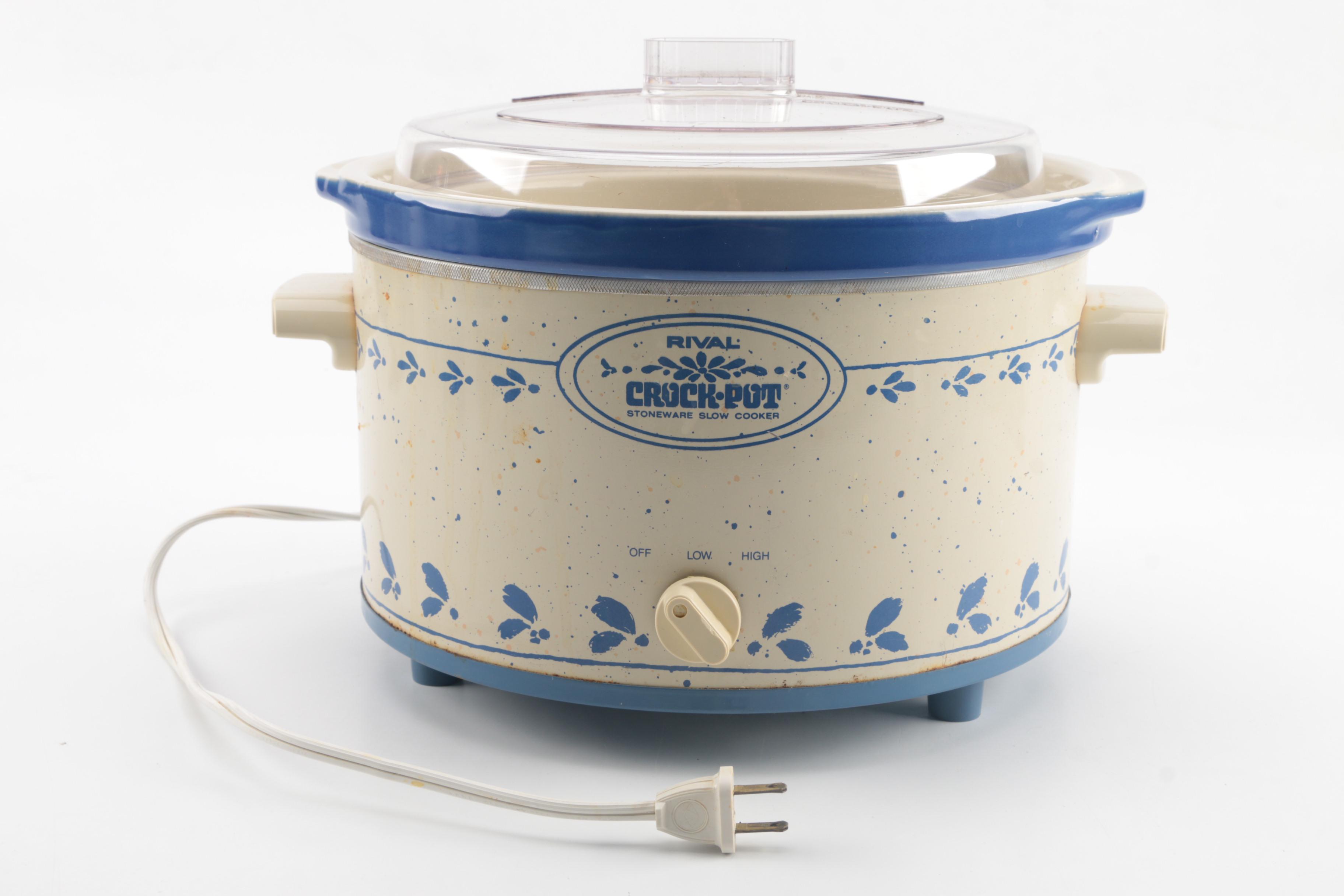 Rival CrockPot with Removable Stoneware Insert EBTH