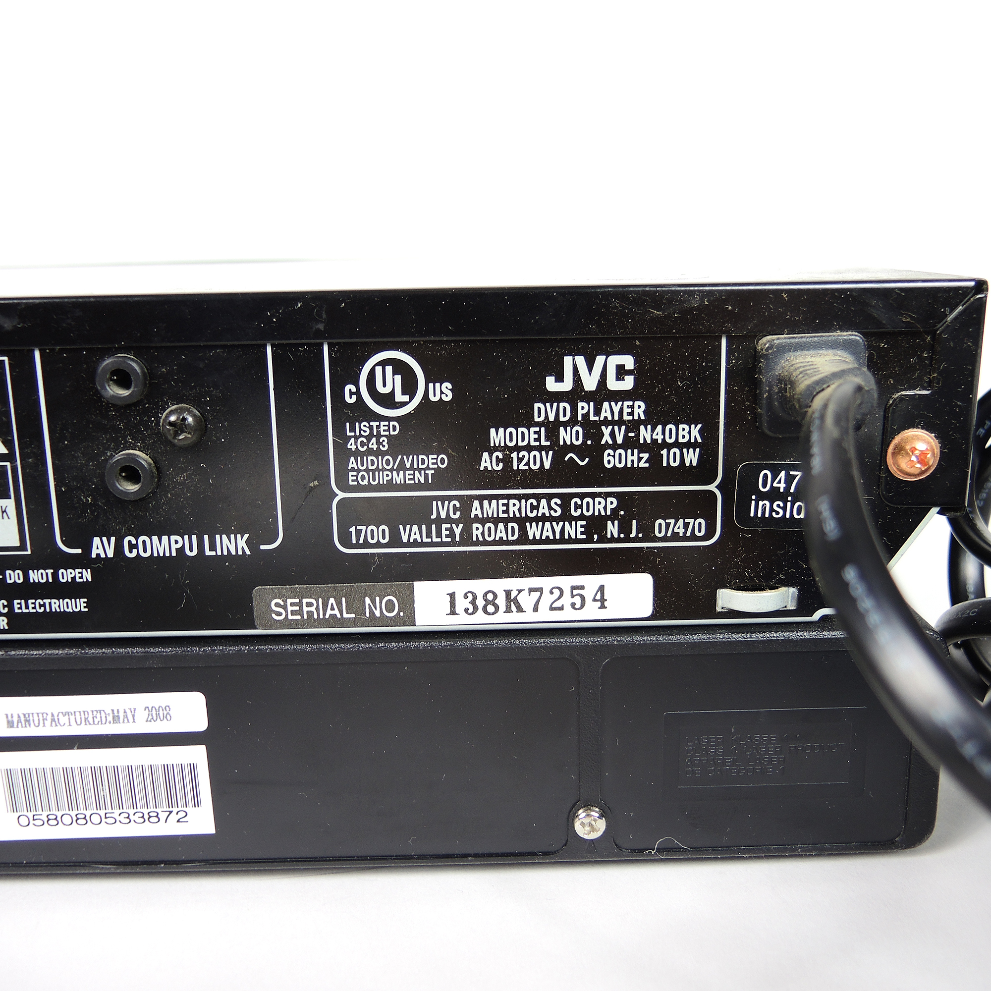 JVC DVD Player, Chromecast, DVDs and VHS Tapes EBTH