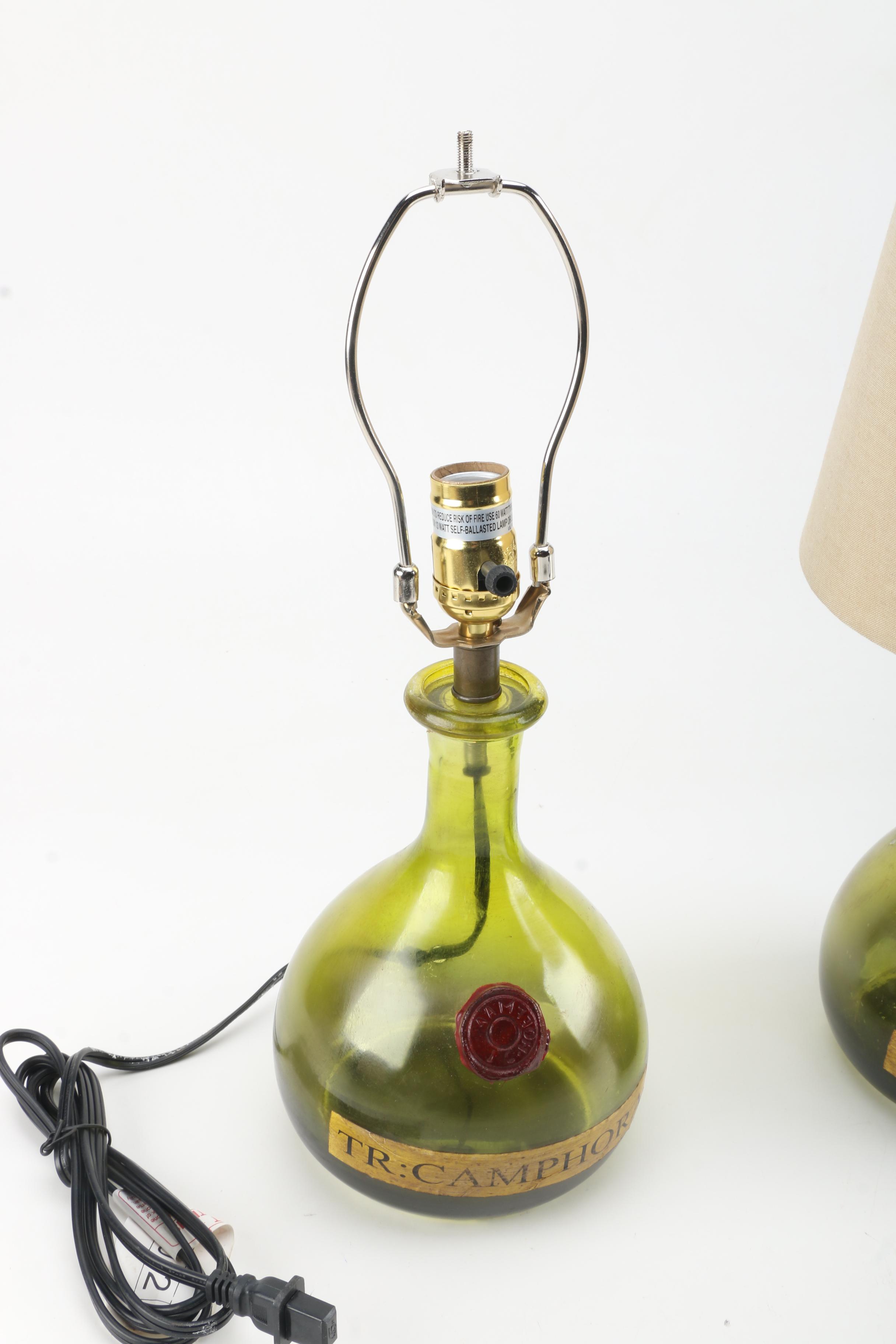 Glass Carboy Apothecary Bottle Table Lamps EBTH