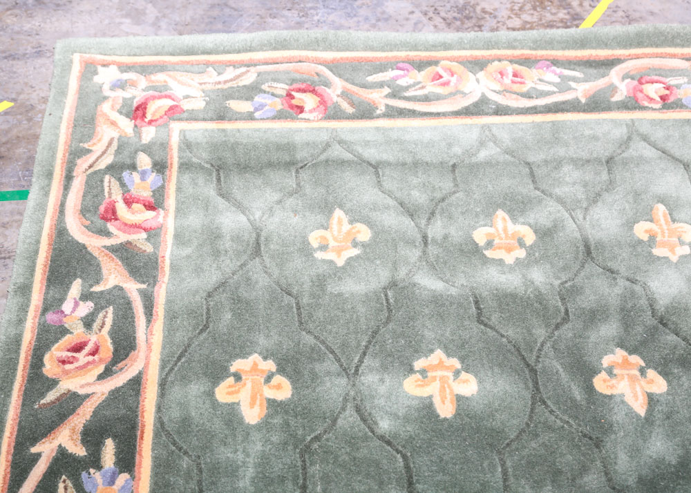 Royal Palace Tufted Wool Area Rug EBTH