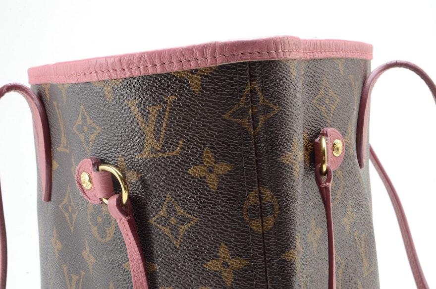 Louis Vuitton Hand tote bag, Neverfull Flower Ikat pattern Brown