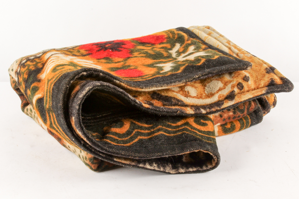 Antique Chase Wool and Horse Hair Carriage Blanket EBTH