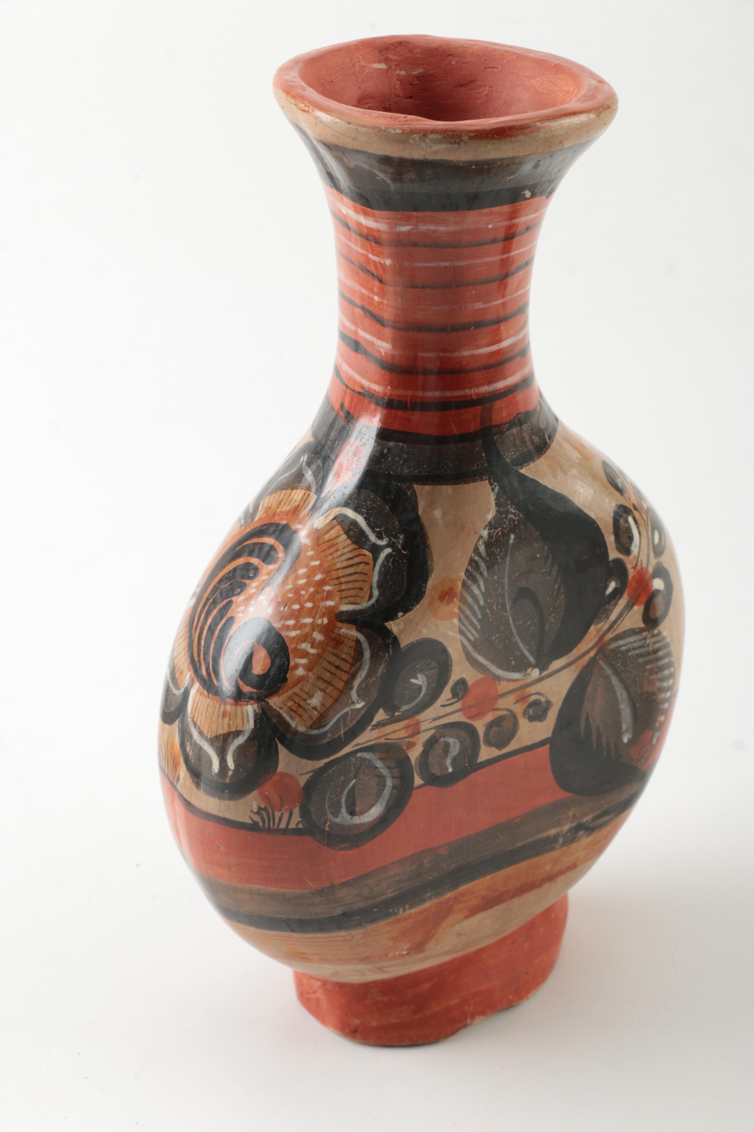 Handpainted Mexican Folk Art Pottery EBTH