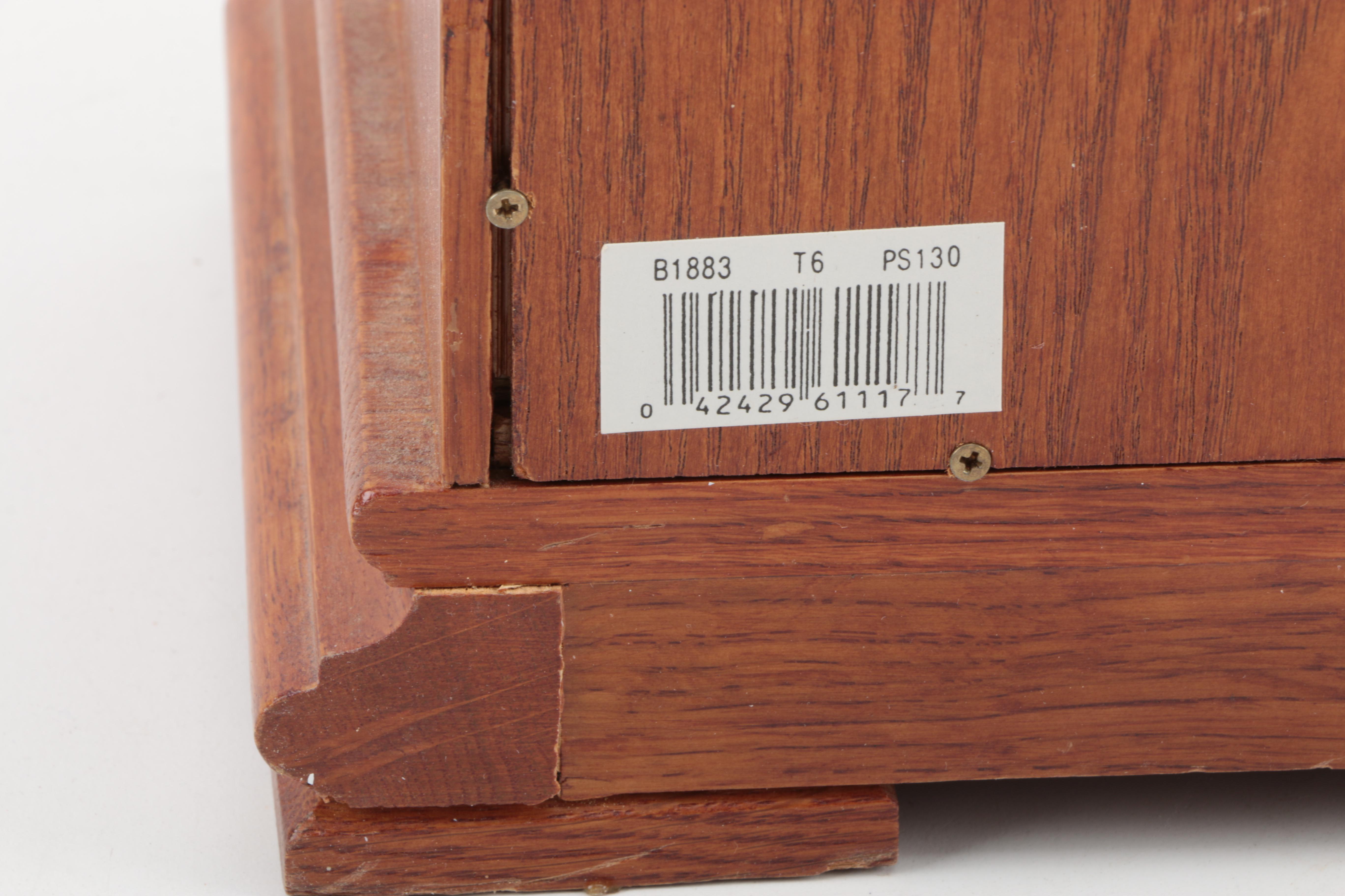 Bulova Carriage Clock and Jewelry Box EBTH