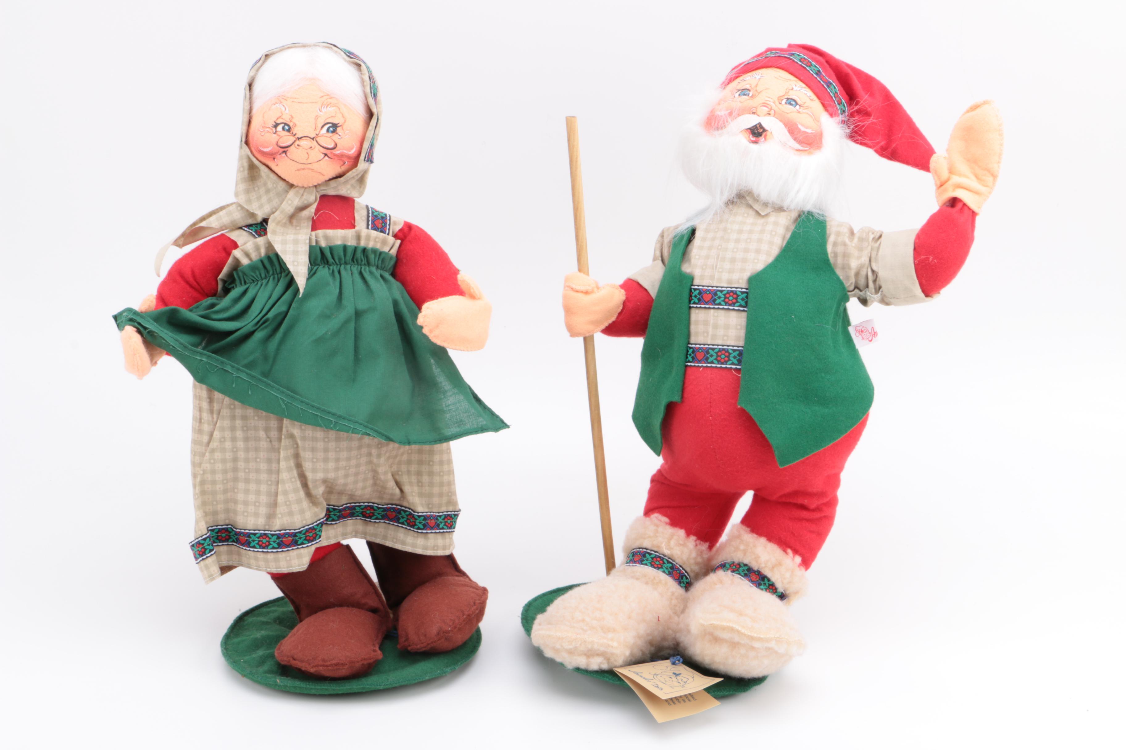 Vintage Annalee Christmas Dolls 