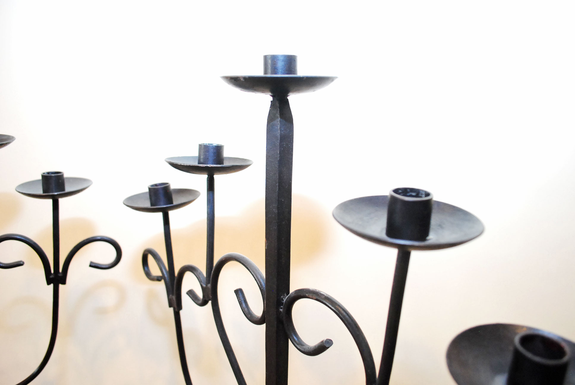Wrought Iron Floor Stand Candelabras EBTH