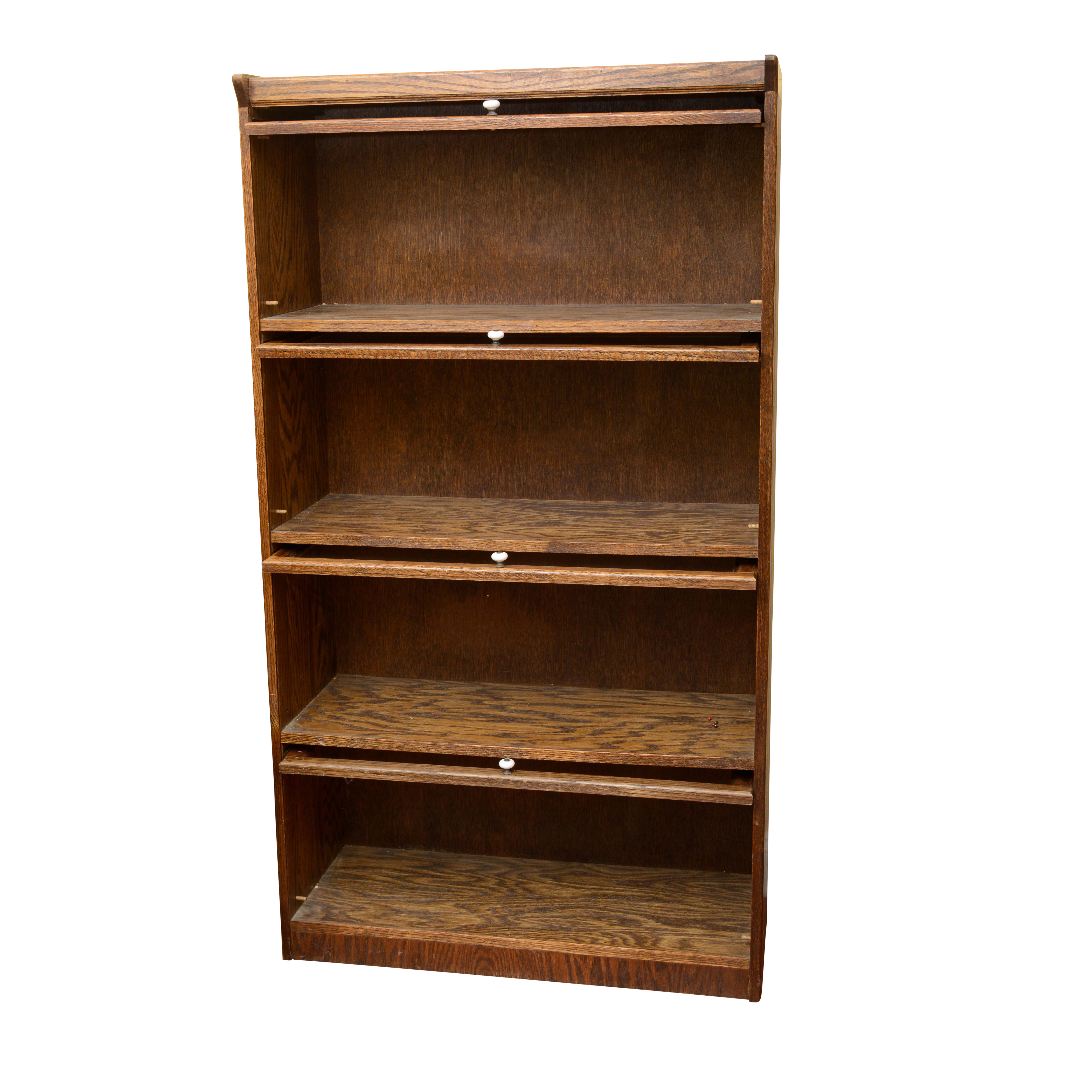 Oak Barrister Style Bookcase EBTH