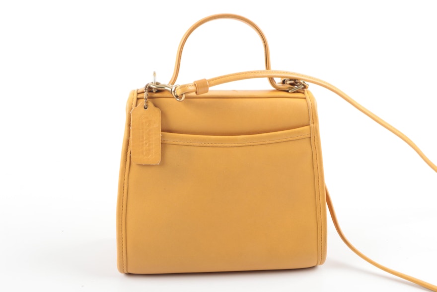 Coach Mustard Yellow Leather Regina Crossbody Bag | EBTH