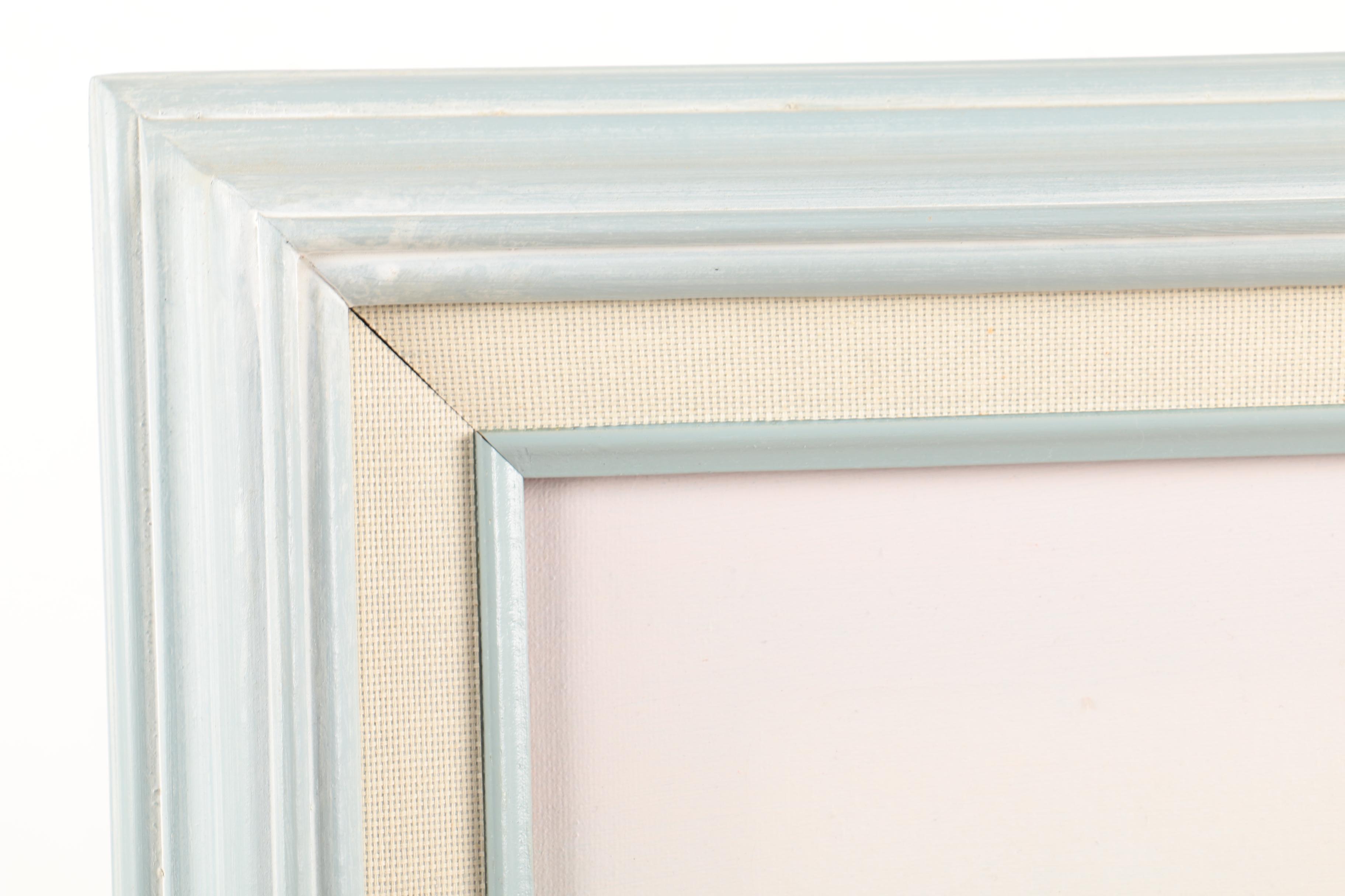 L. Keswick Oil Painting on Canvas of Beach Scene EBTH