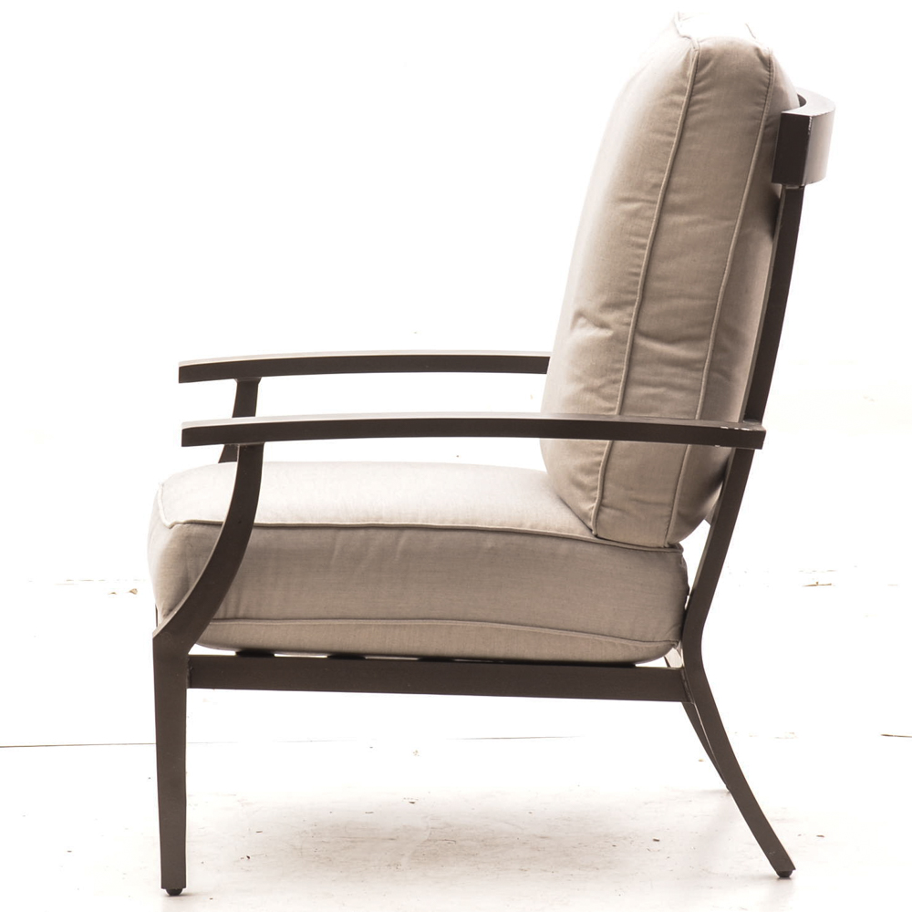 Arhaus Furniture Outdoor Lounge Chair with Ottoman | EBTH