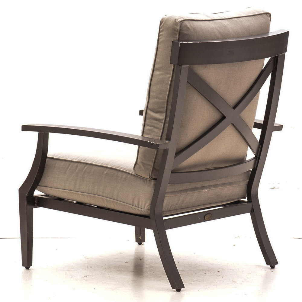 Arhaus Furniture Outdoor Lounge Chair with Ottoman EBTH