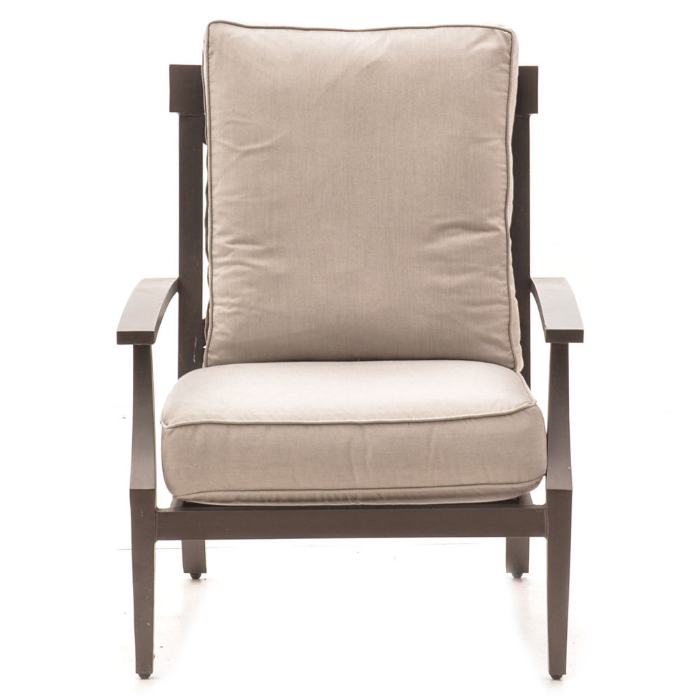 Arhaus Furniture Outdoor Lounge Chair with Ottoman EBTH