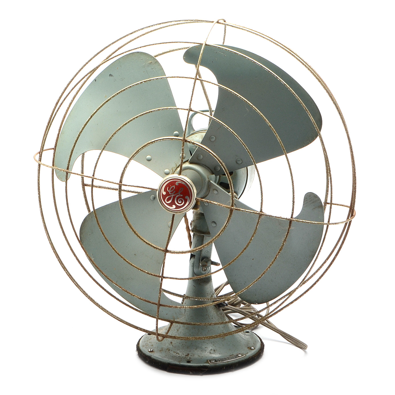 Vintage Ge Vortalex Oscillating Desk Fan Ebth