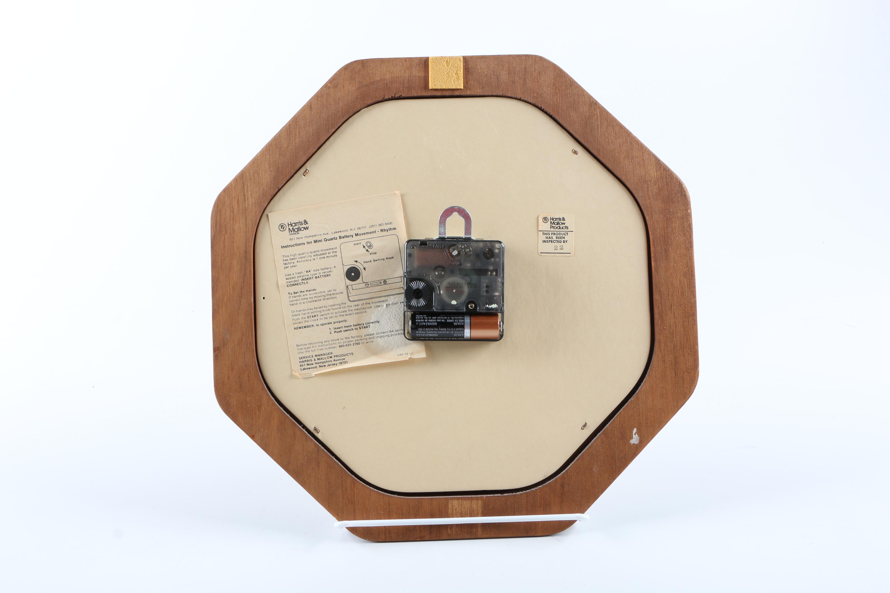 Verichron Wood Wall Clock EBTH