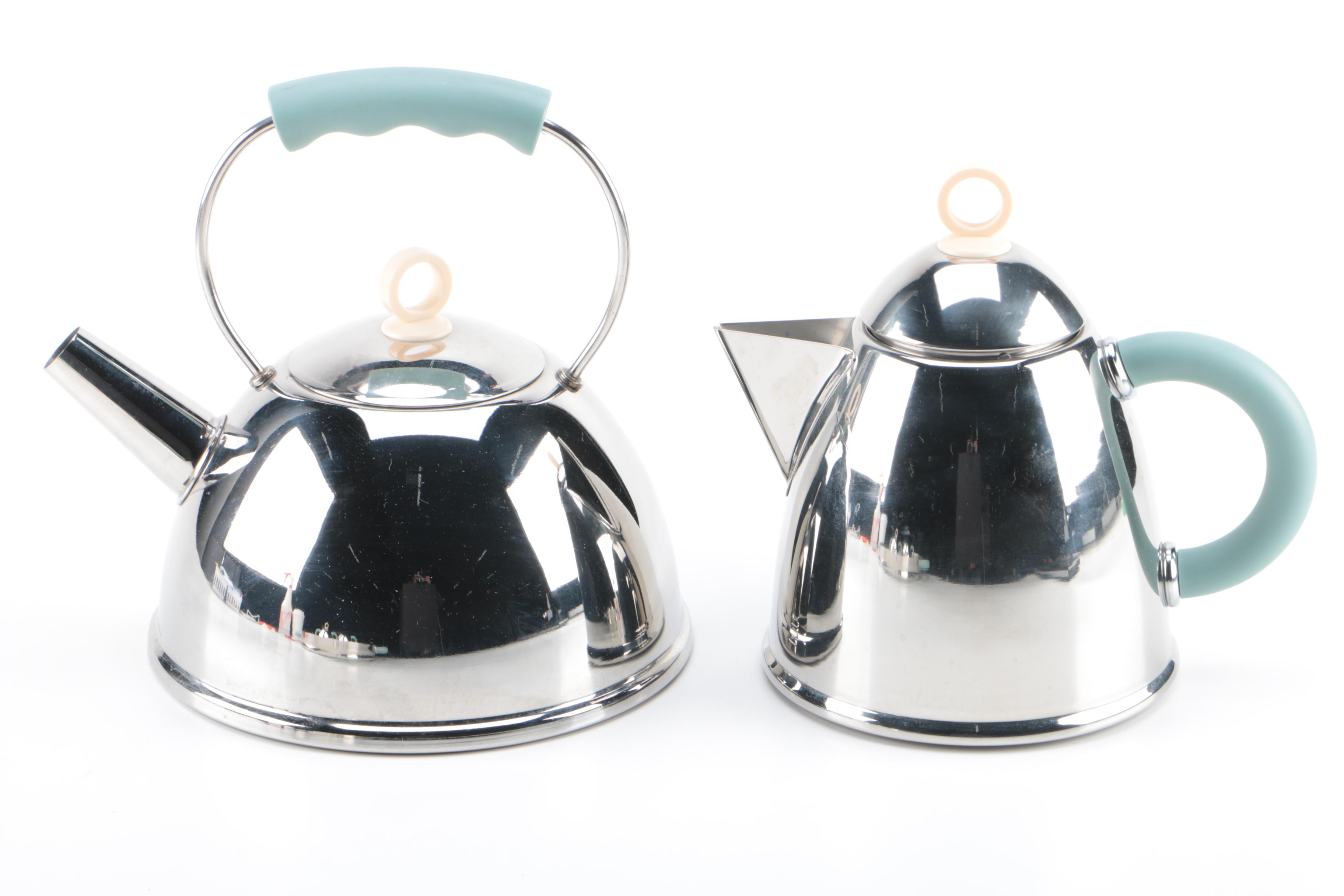 Taiwanese Stainless Tea Set with Kettle EBTH