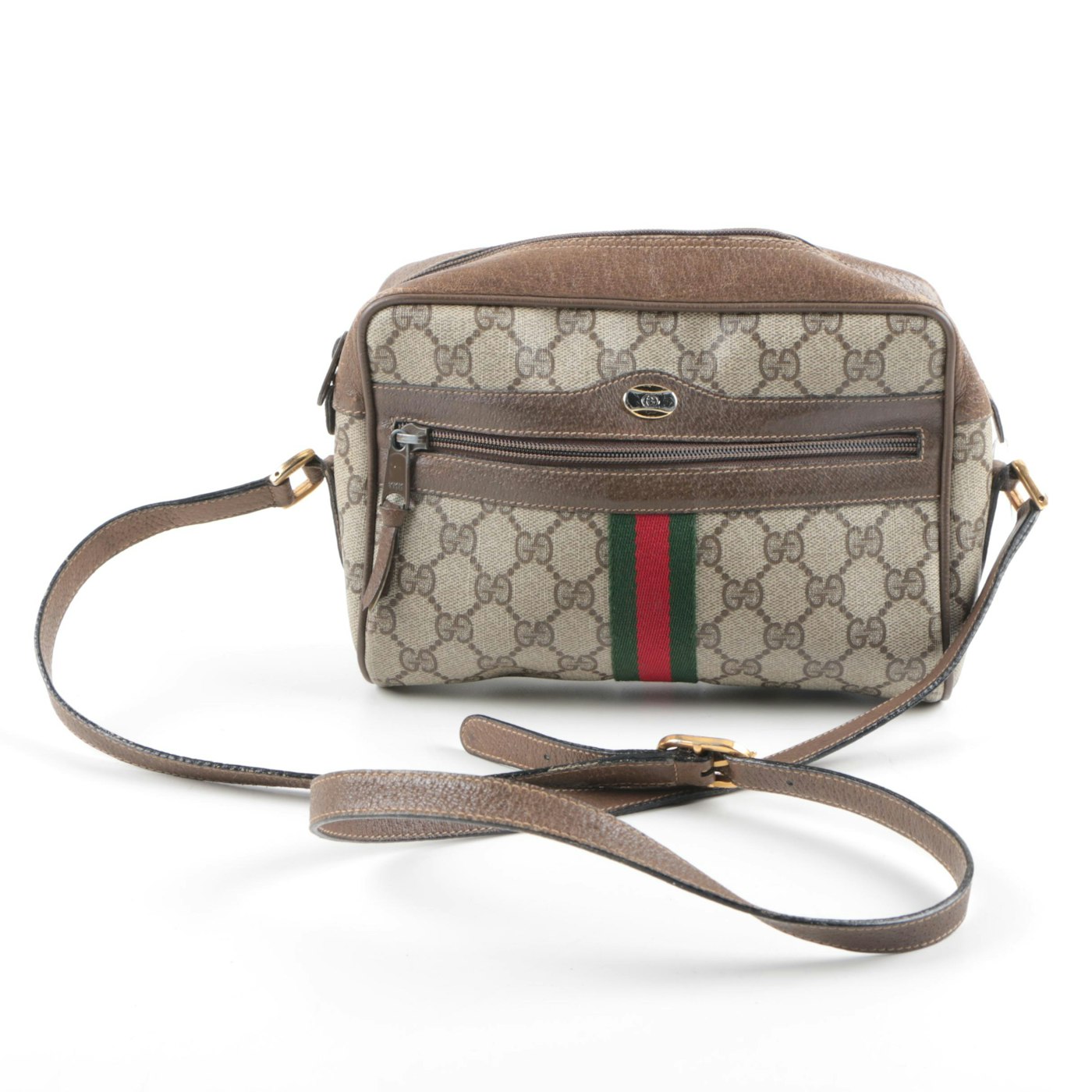 Vintage Gucci Monogram Shoulder Bag | EBTH
