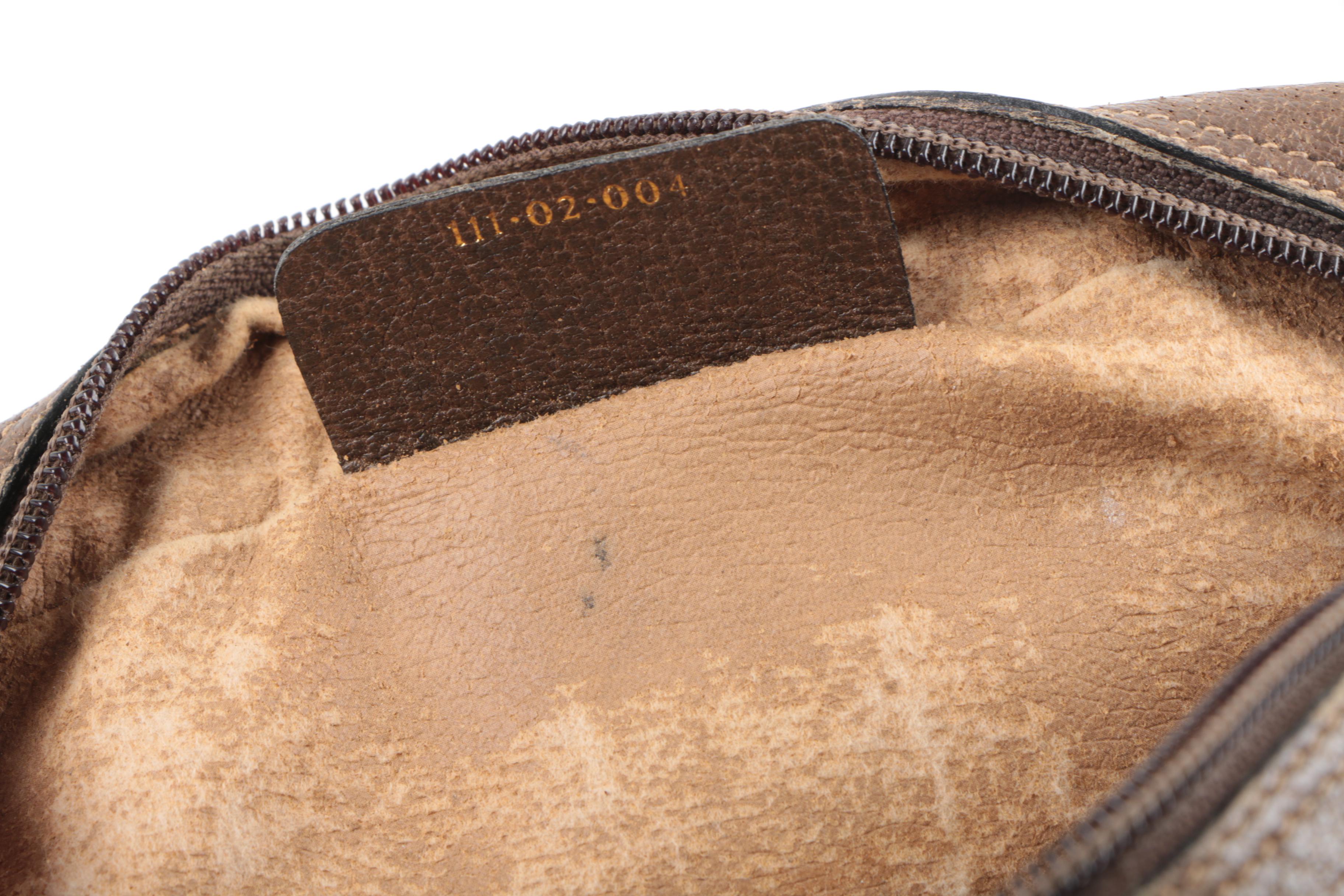 Vintage Gucci Monogram Shoulder Bag EBTH