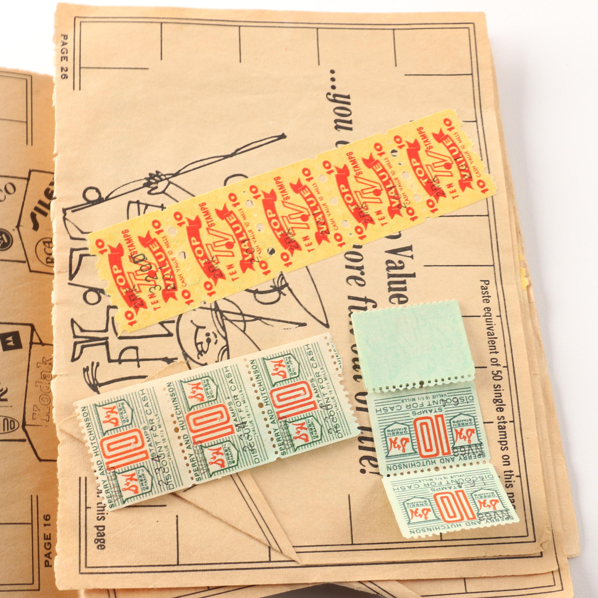 Trading Stamp Books with Stamps EBTH