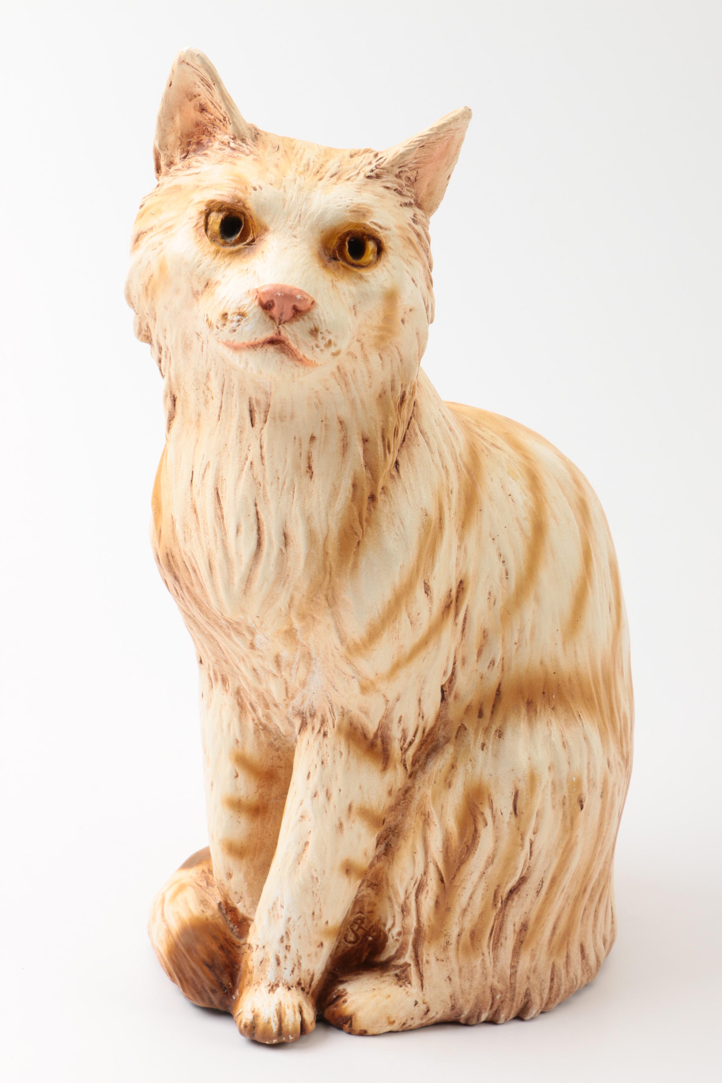 Ceramic Cat Figurines EBTH