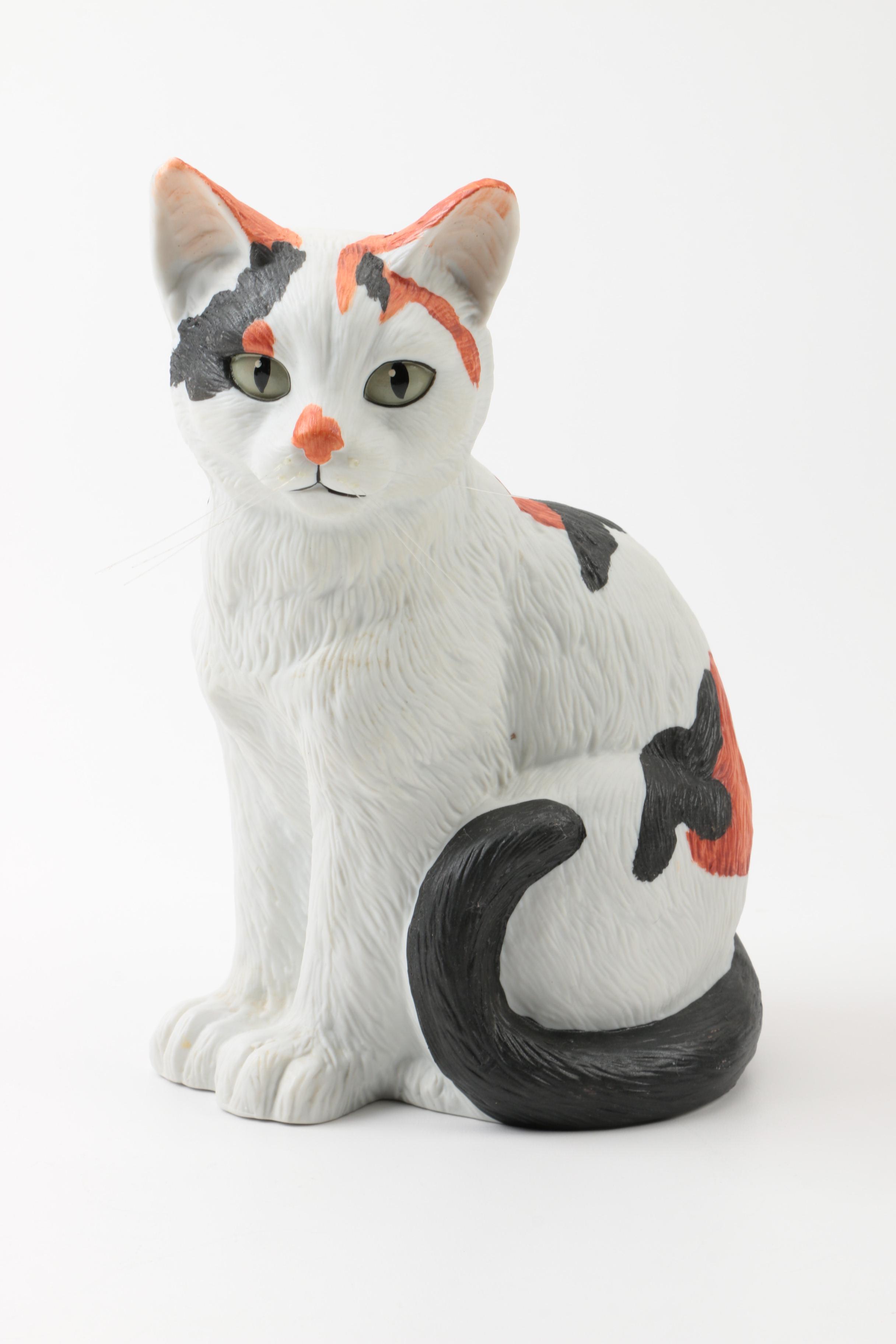 Ceramic Cat Figurines EBTH